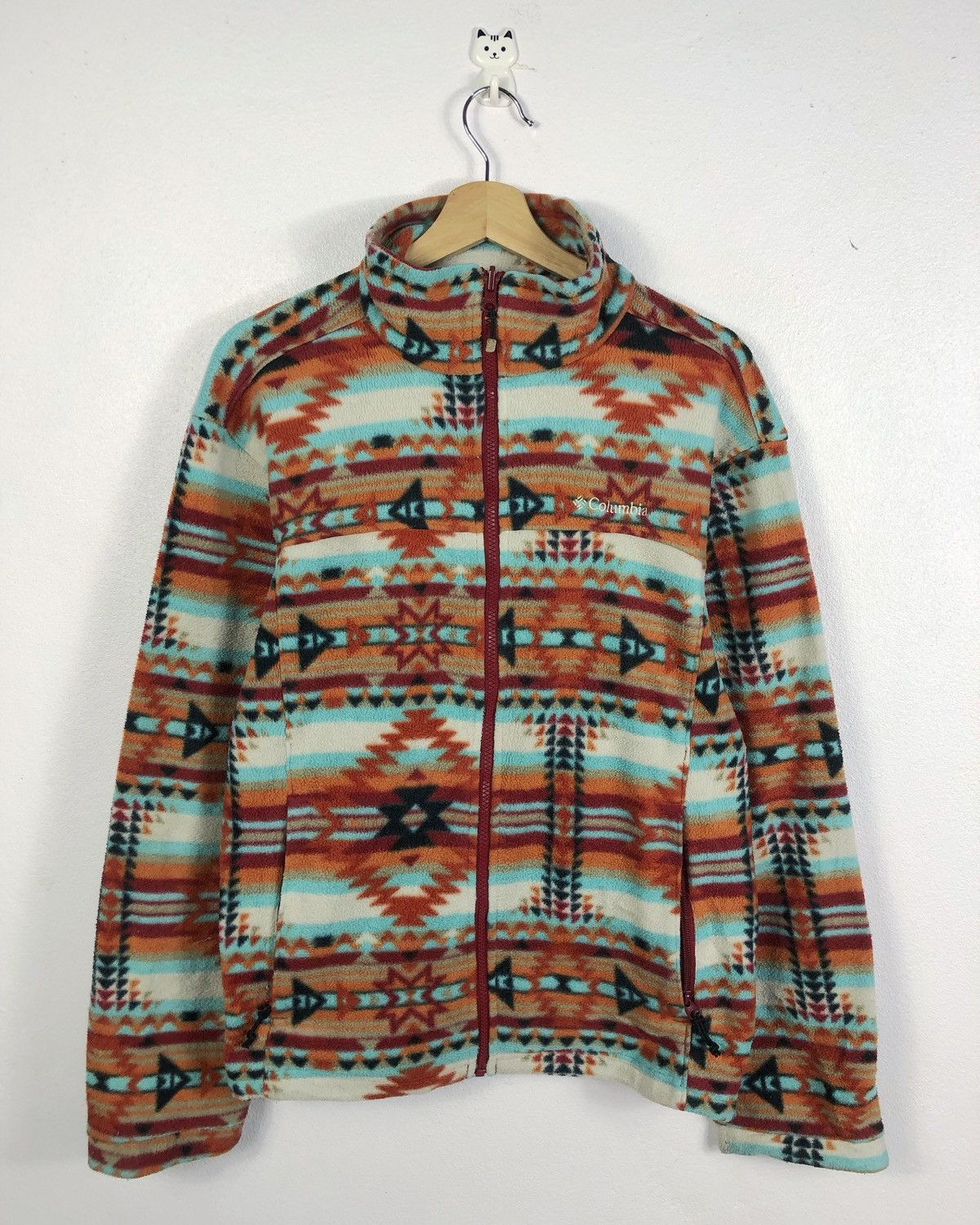 Columbia Rare Columbia Sportswear Aztec Navajo Zipper Fleece Jacket Size US L / EU 52-54 / 3 - 1 Thumbnail