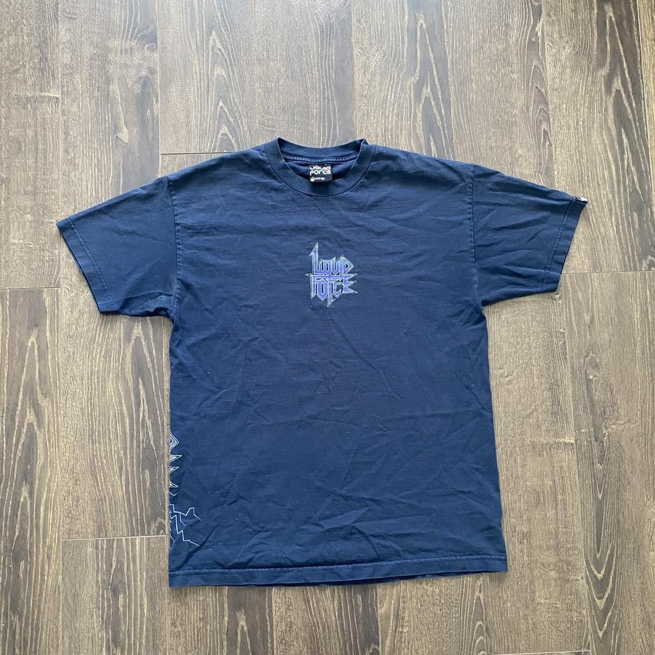 Vintage vintage 90s skater brand liquid force retro T-shirt Size US L / EU 52-54 / 3 - 1 Thumbnail