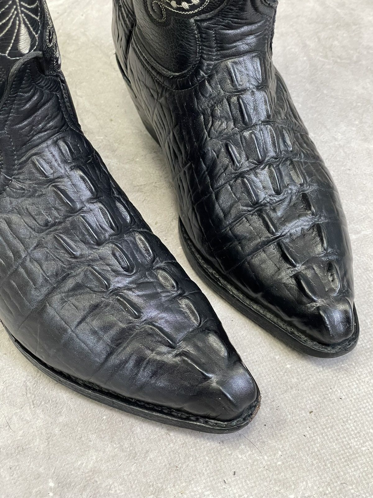 Western Rise D’Emanuel guidi style aligator leather boots luxury style Size US 8 / EU 41 - 8 Thumbnail