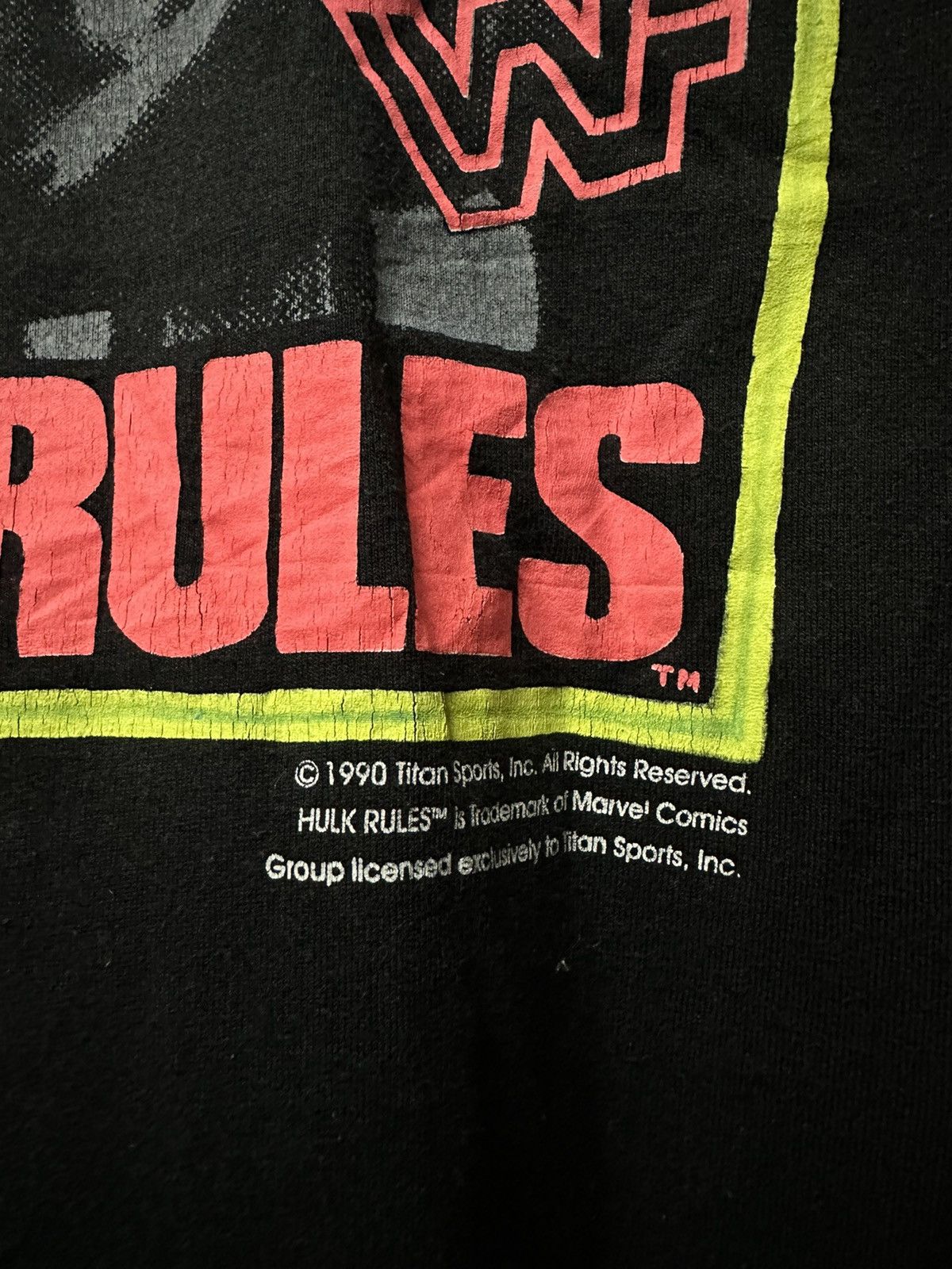 Vintage Vintage 90s Hulk Hogan Comics Titan Sports Faded Tee Size US XL / EU 56 / 4 - 3 Thumbnail