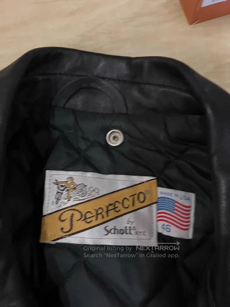 Schott Schott Cable-stayed locomotive leather jacket Size US XXL / EU 58 / 5 - 3 Thumbnail