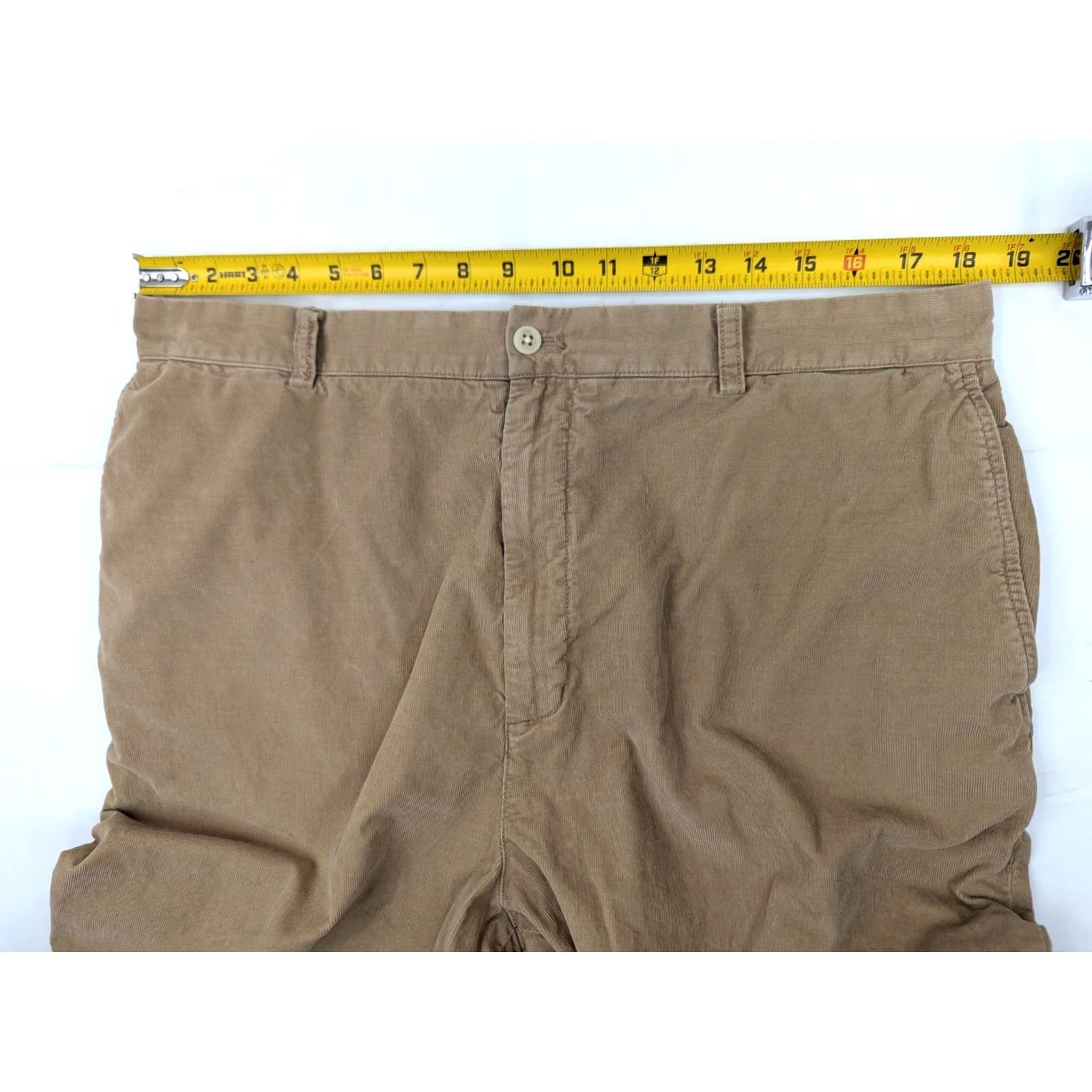 Vineyard Vines Vineyard Vines Cotton Corduroy 5-Pocket Straight Leg Pants Men 40 (Fits 37x30.5) Beige Brown Size US 37 - 5 Thumbnail