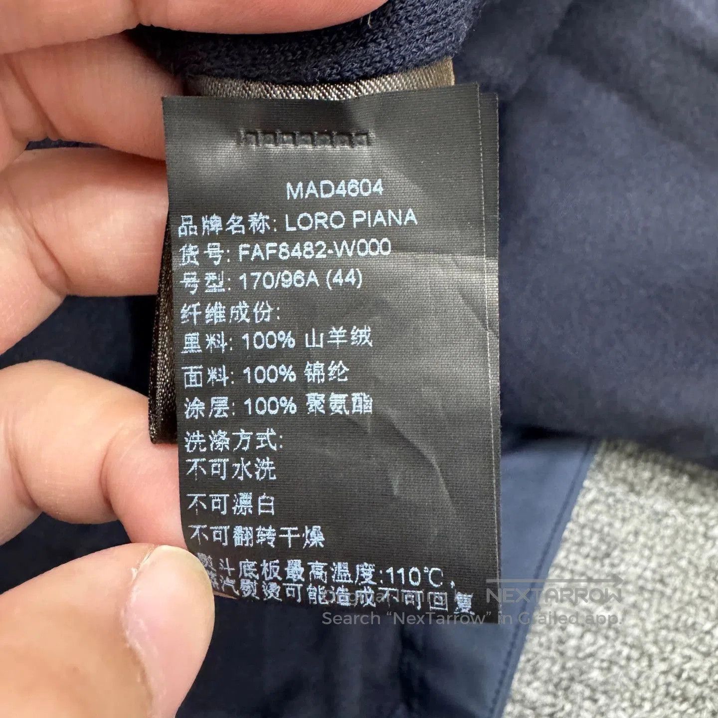 Loro Piana Blue Hooded Jacket with Multiple Pockets . Size US S / EU 44-46 / 1 - 4 Thumbnail