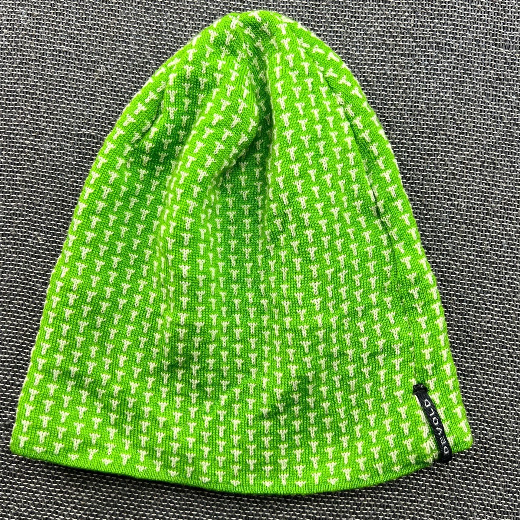 Vintage Devold Beanie Hat One Size 100% Virgin Wool Thermal Lined Black Green Unisex Adults Knit Wool Beanie Mens Womens Size ONE SIZE - 2 Thumbnail