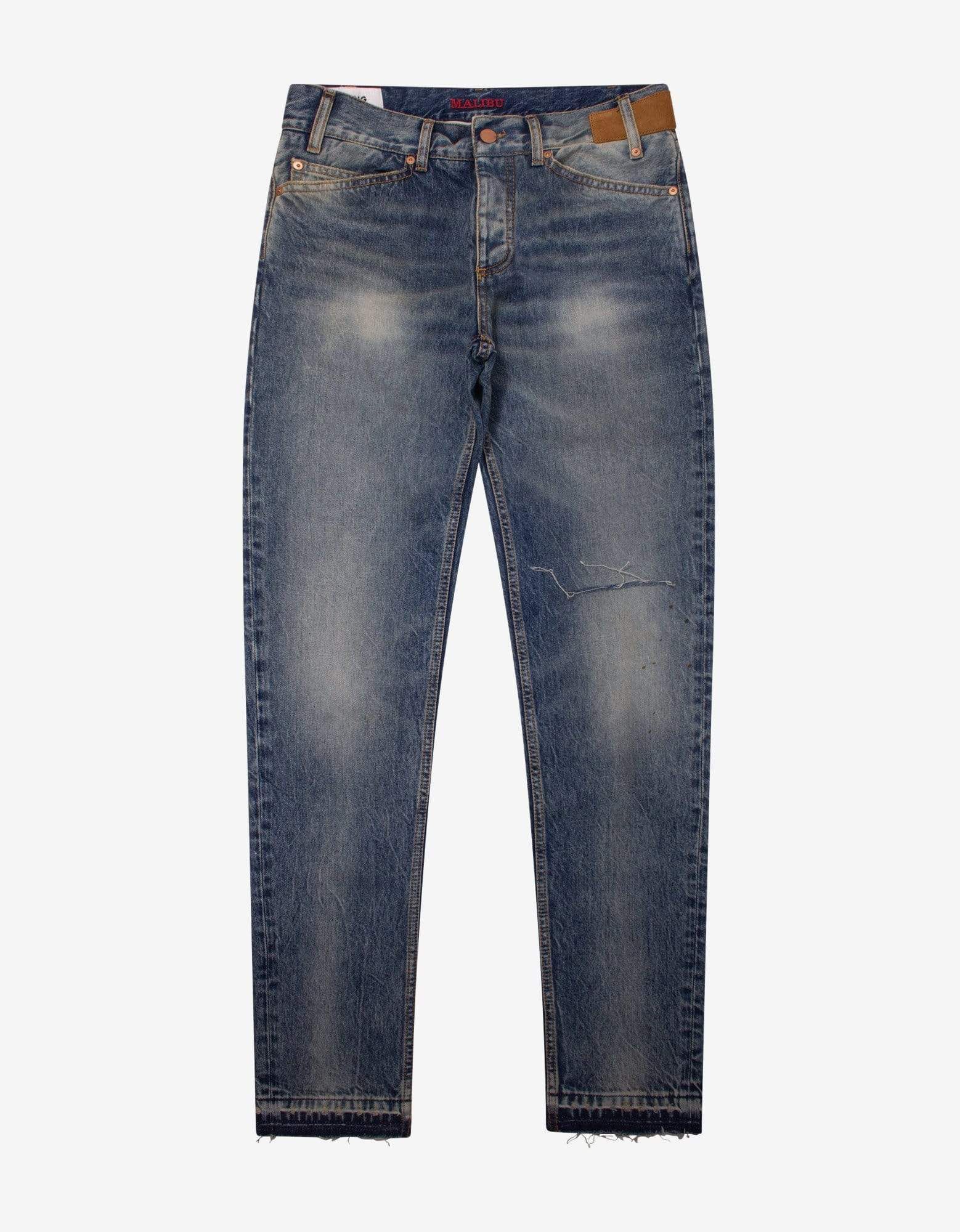 Light Blue Malibu Distressed Jeans