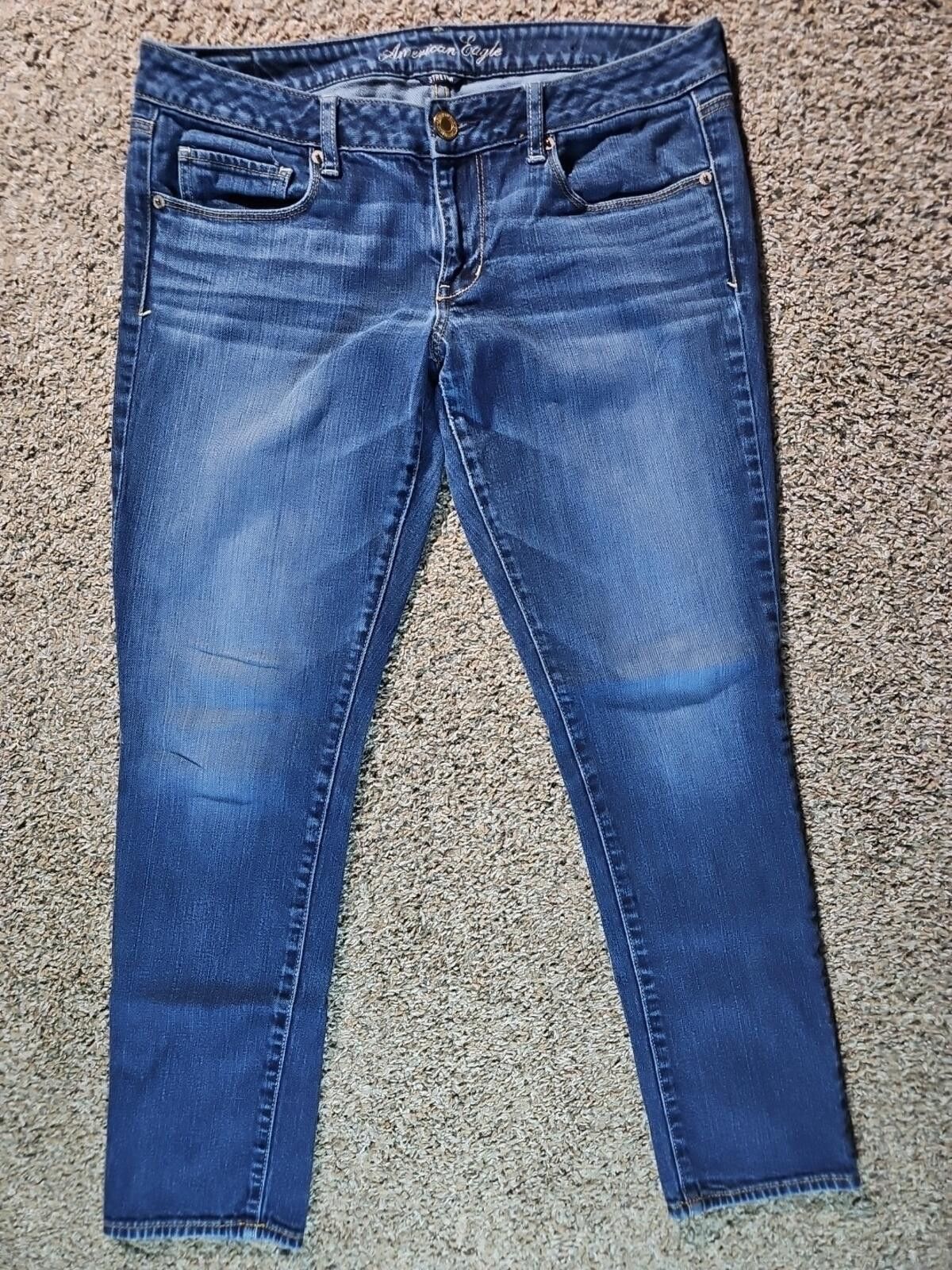 American Eagle Outfitters American Eagle Skinny Stretch Jeans 12 Size 34" / US 12 / IT 48 - 1 Thumbnail