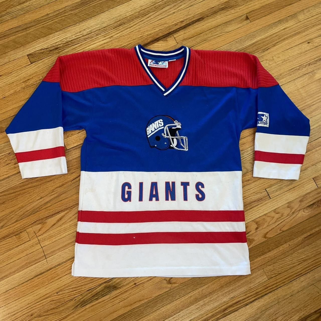 Starter Vintage New York Giants Starter Sweater Size US XL / EU 56 / 4 - 1 Thumbnail
