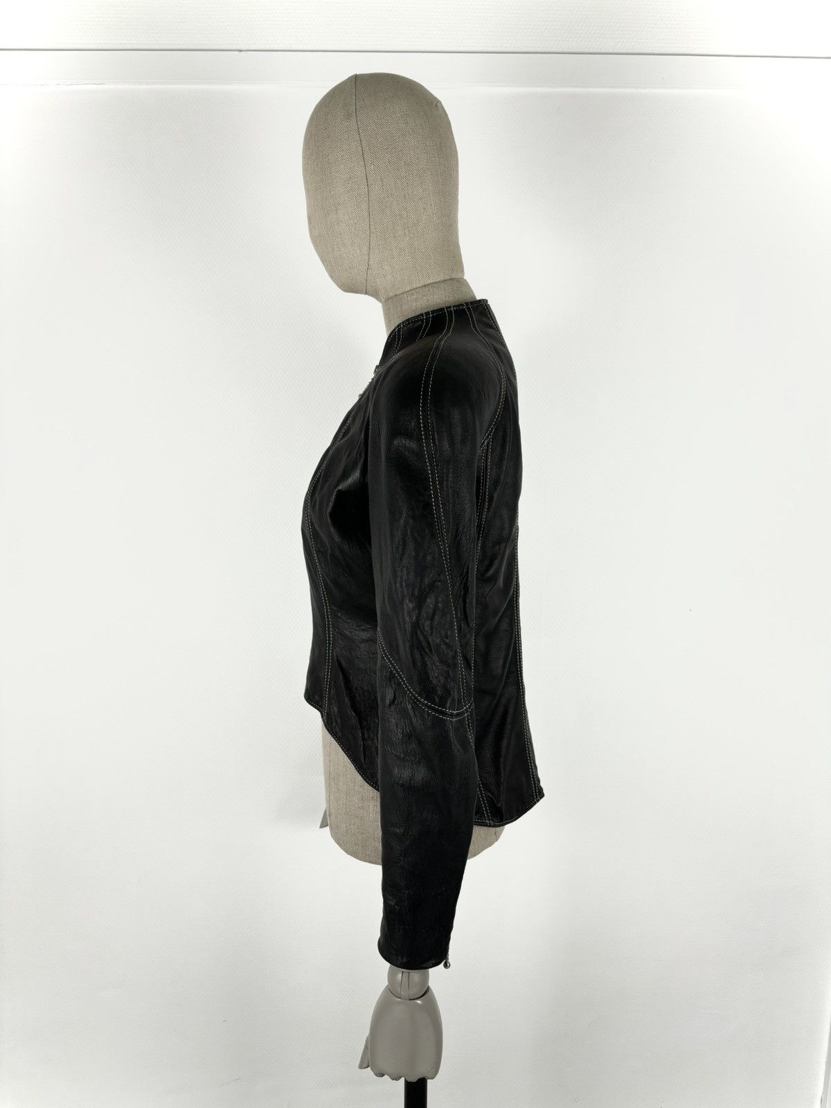 Other VTG NORTHBOUND LEATHER 6000 Contoured Canada BDSM Full-Zip Jacket Bomber 12 Size M / US 6-8 / IT 42-44 - 8 Thumbnail