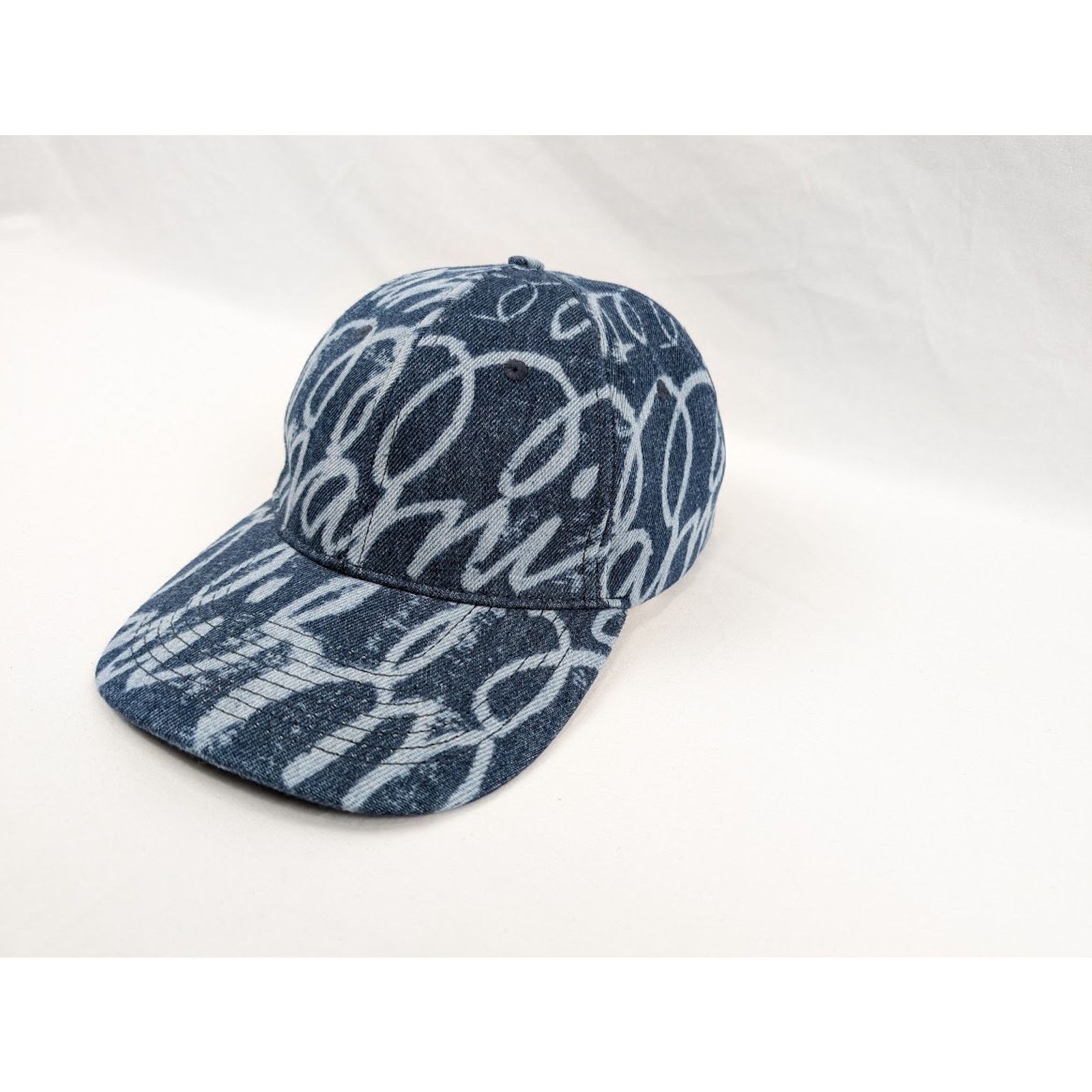 Marni o1rshd1 Size: L / Bleached Lasered Light Denim Cap / Hat Size ONE SIZE - 5 Thumbnail
