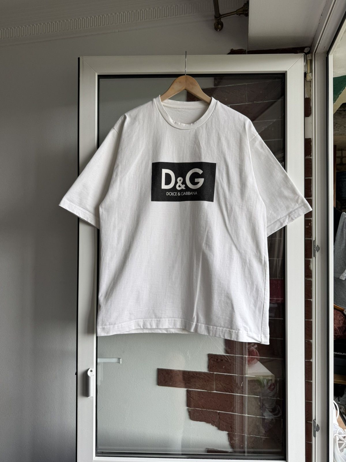 Dolce & Gabbana Dolce & Gabbana Box Logo-Print Boxy Fit Size US M / EU 48-50 / 2 - 1 Thumbnail