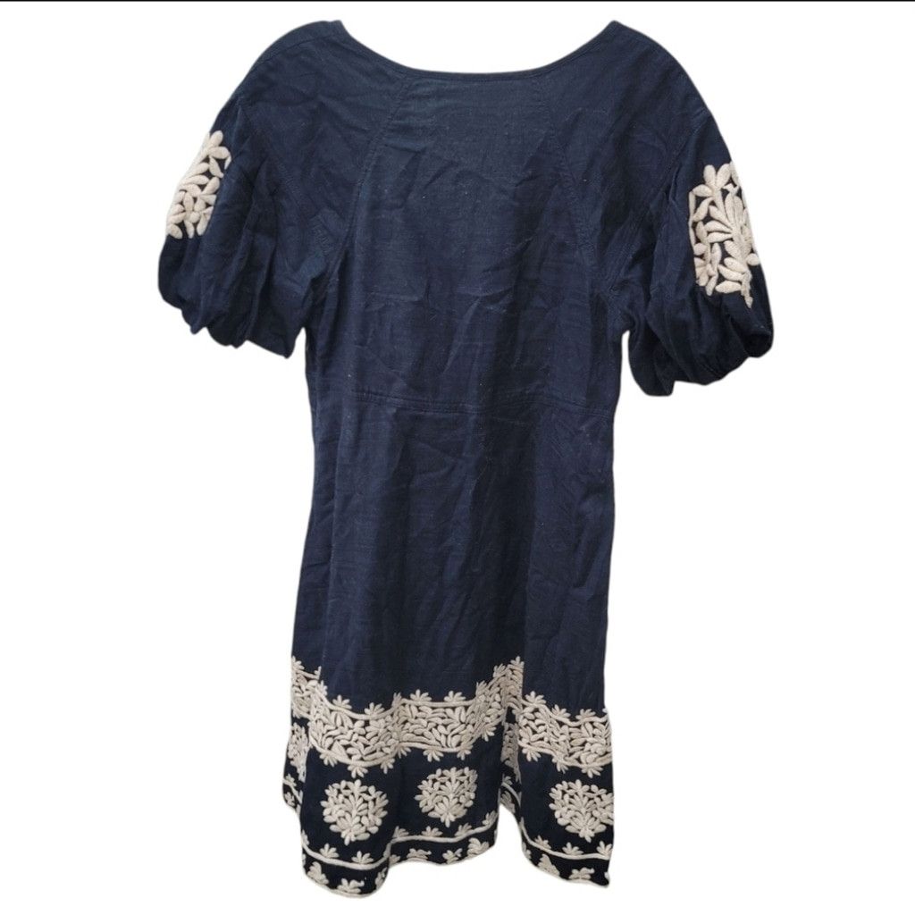 Anthropologie Anthropologie Orla Embroidered Mini Dress Size XS / US 0-2 / IT 36-38 - 7 Thumbnail