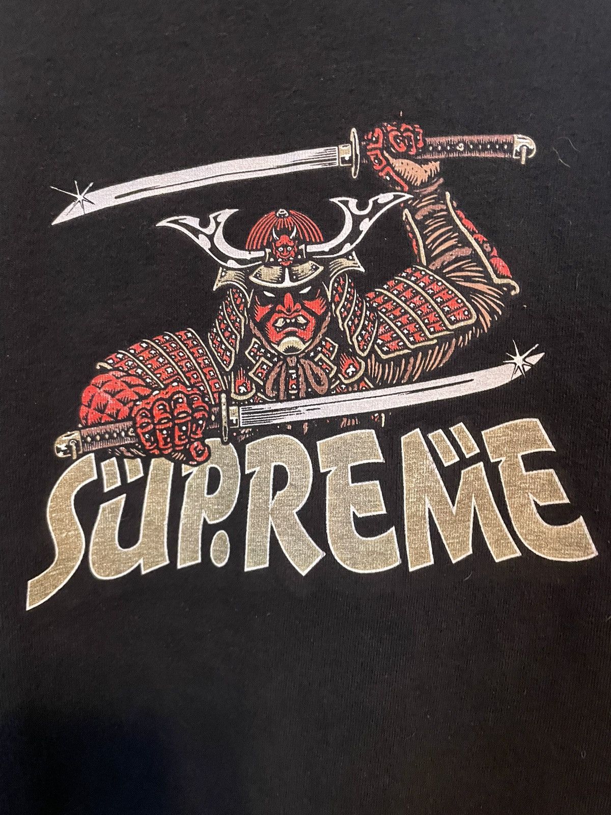 Supreme Supreme Black Samurai Tee Size US S / EU 44-46 / 1 - 6 Thumbnail