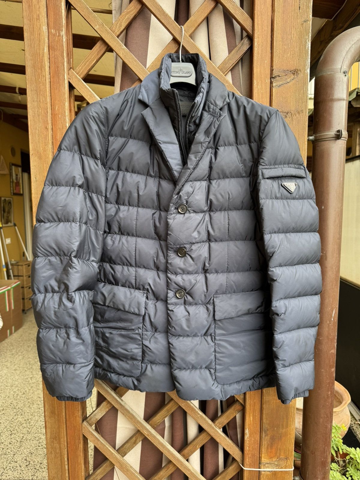 Prada Prada Blouson Docking Down Tailored Jacket Blazer Size 48 Size US M / EU 48-50 / 2 - 1 Thumbnail