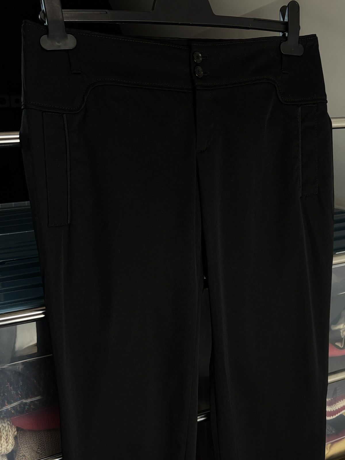 Gucci Gucci Vintage Black Wool Pants Size 28" / US 6 / IT 42 - 3 Thumbnail