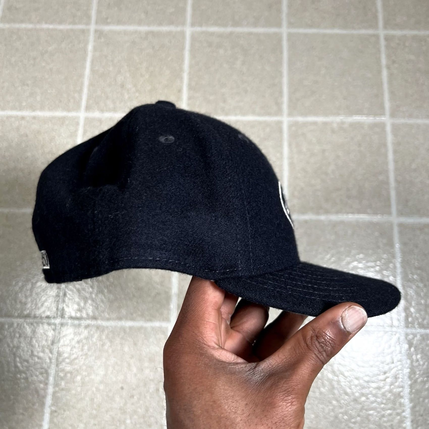 New Era NEW ERA 59FIFTY Hat Retro Wool Crown Size 7 3/8 Blue Men Baseball Cap 70th Anniversary Crown Wool Retro 7 3/8 Mens Size ONE SIZE - 2 Thumbnail
