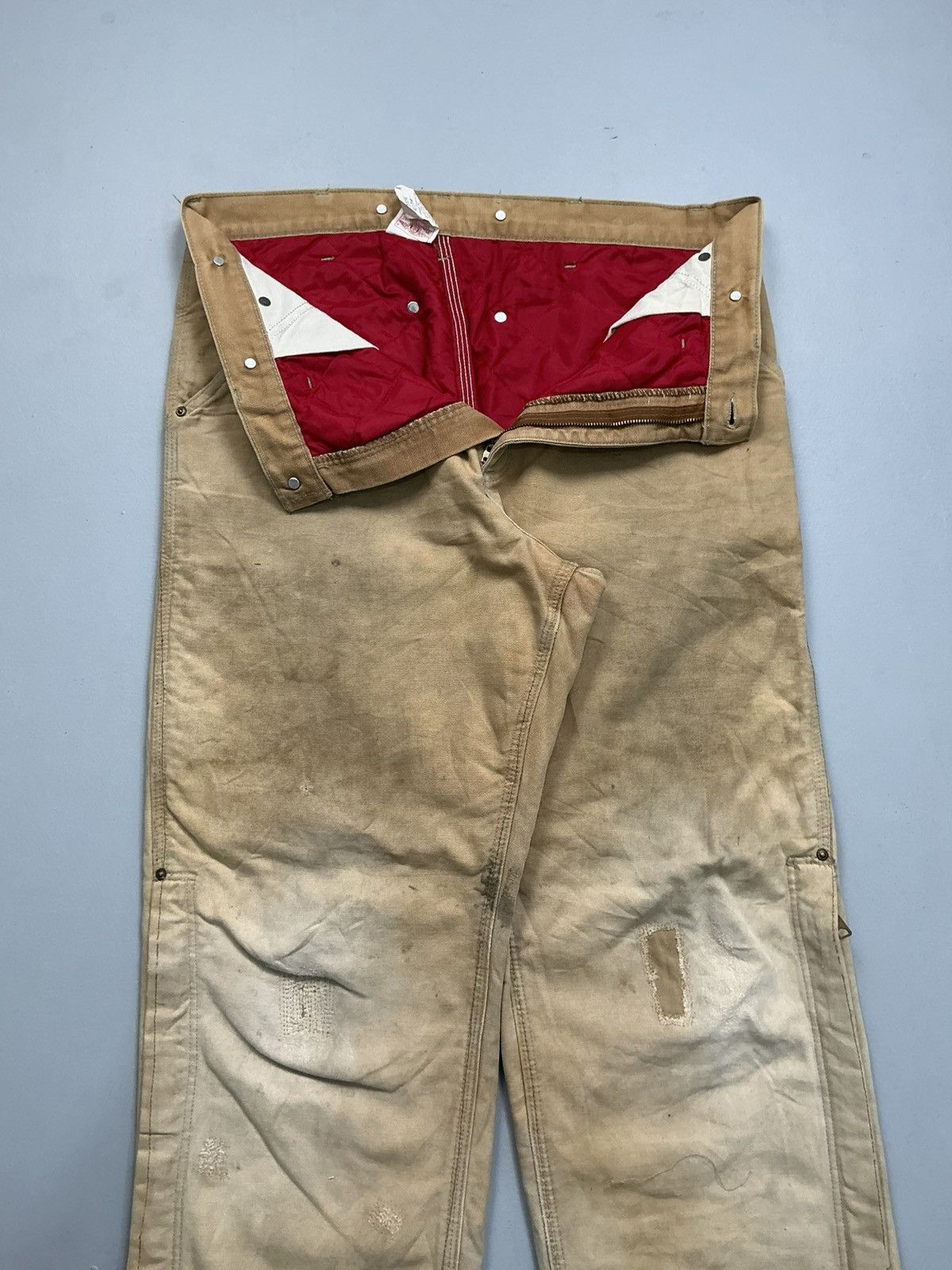 Carhartt 90s Vintage Carhartt WQ106 quinted line carpenter denim Size US 36 / EU 52 - 6 Thumbnail