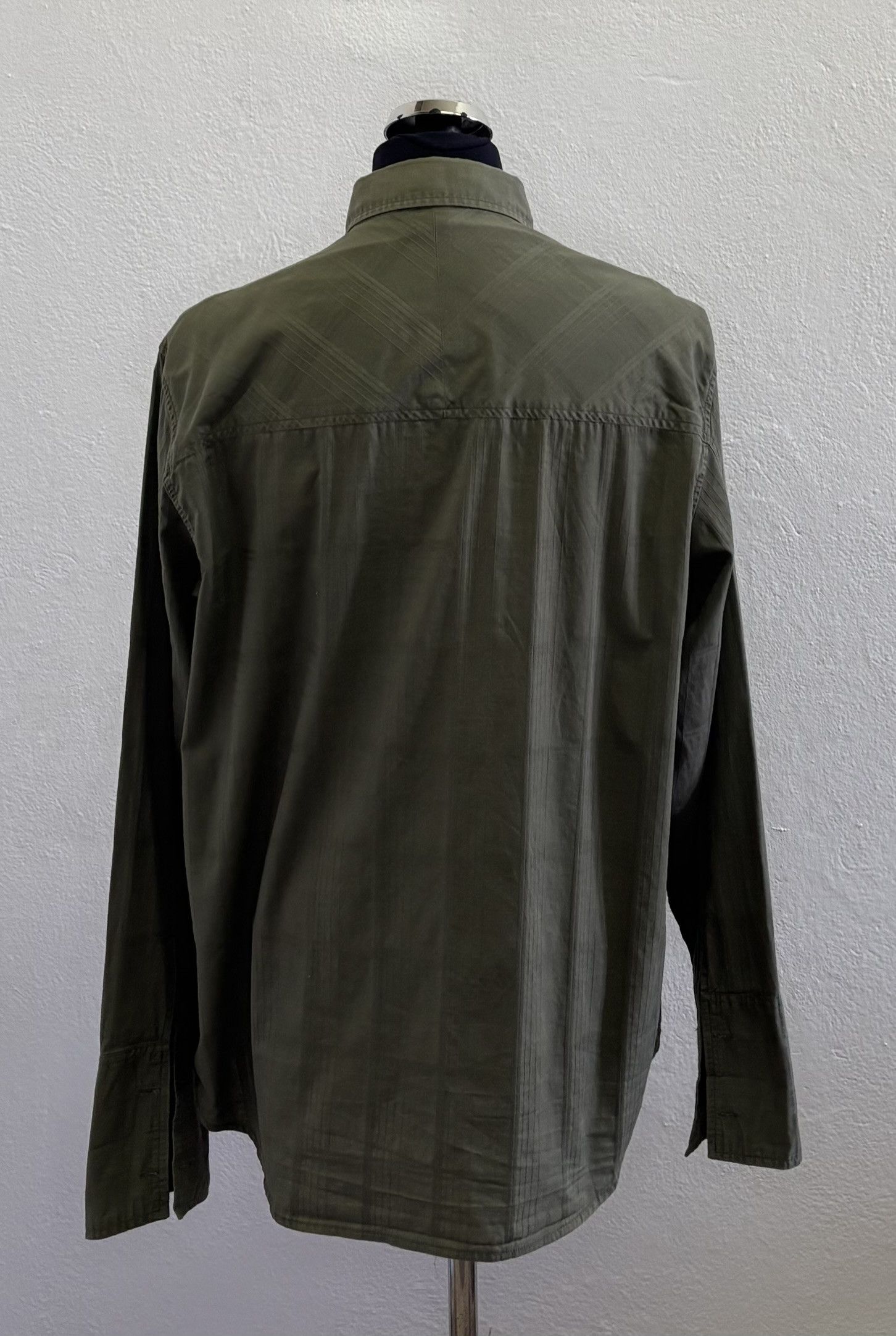 Marithe + Francois Girbaud Marithe Francois Girbaud Khaki shirt Large Size US L / EU 52-54 / 3 - 2 Thumbnail