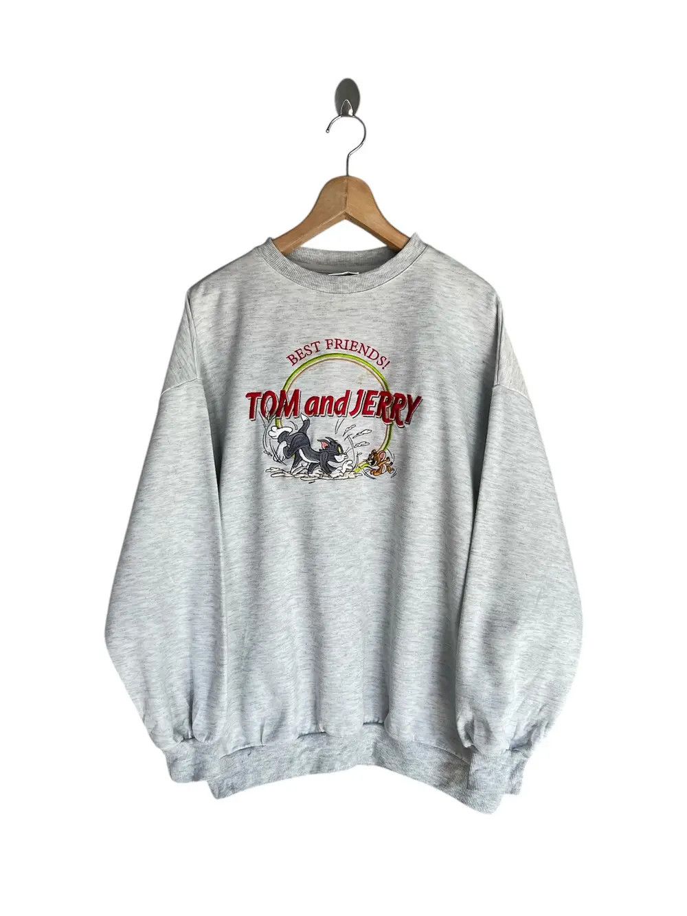 Vintage VintageTom And Jerry Cartoon Sweatshirt Size US L / EU 52-54 / 3 - 1 Thumbnail
