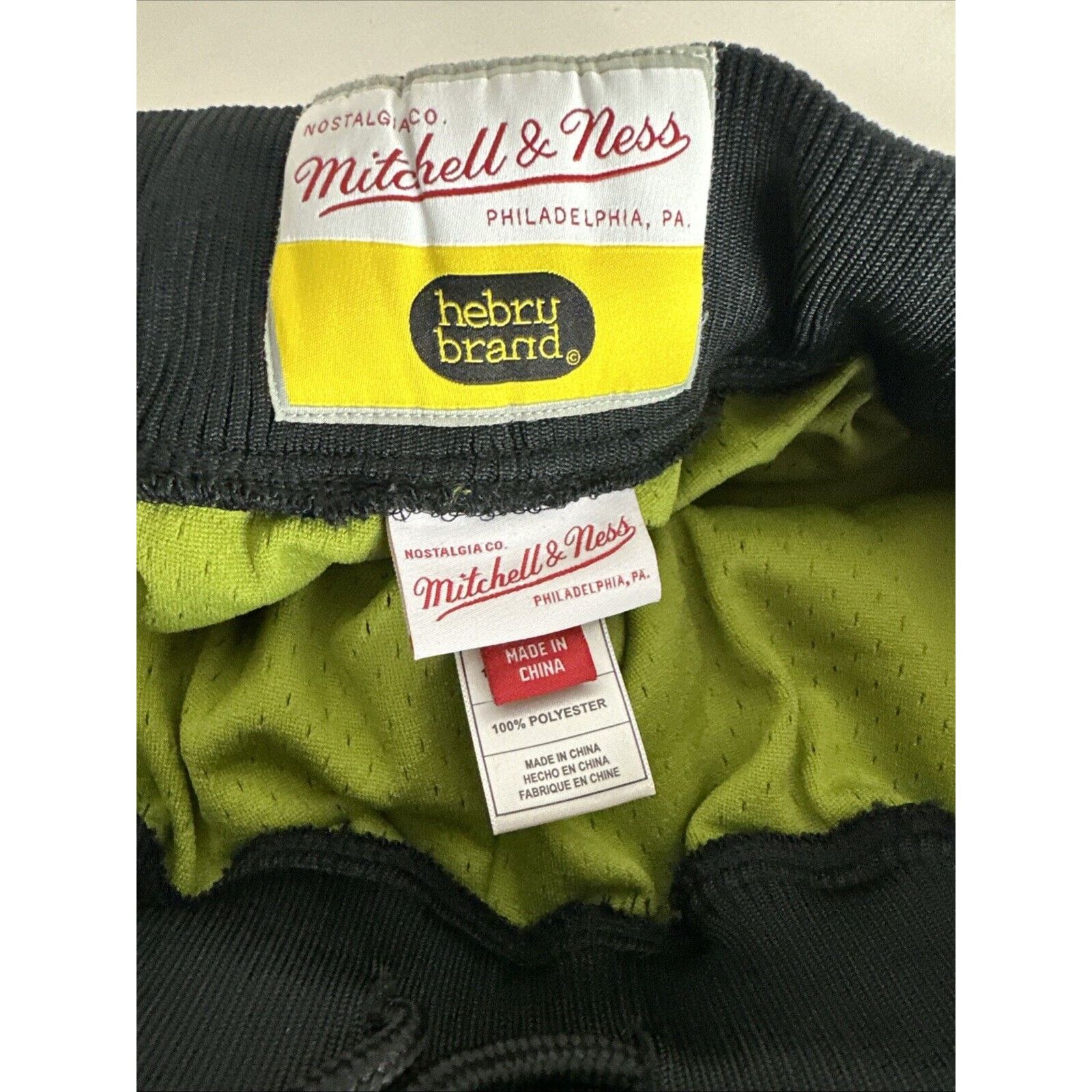 Mitchell & Ness Mitchell & Ness Hebru Brantley Mesh Shorts Green Men’s L Size US 34 / EU 50 - 7 Thumbnail