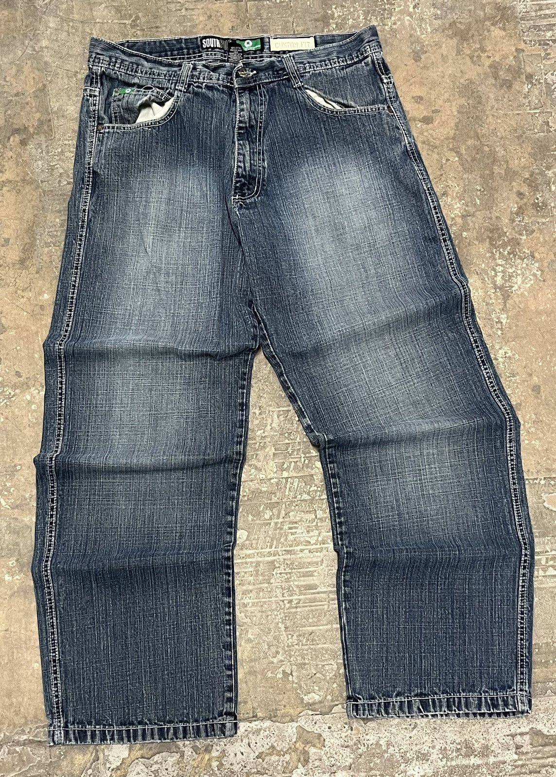 Southpole × Vintage Southpole y2k baggy fit denim skater rare hype drill Size US 32 / EU 48 - 4 Thumbnail