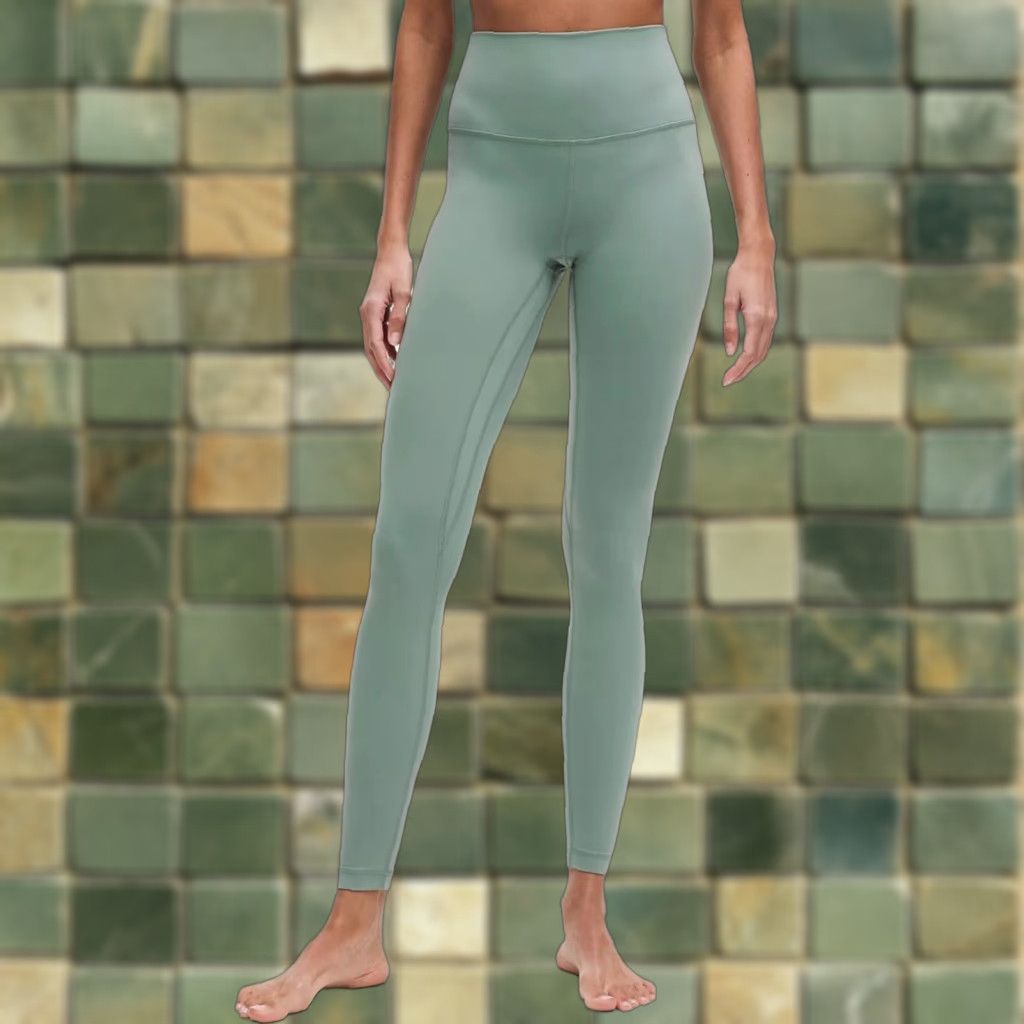 Lululemon Lululemon Align Leggings Ice Green Pockets Size 6 Women Yoga High Rise 25" A2W Size 28" / US 6 / IT 42 - 1 Thumbnail