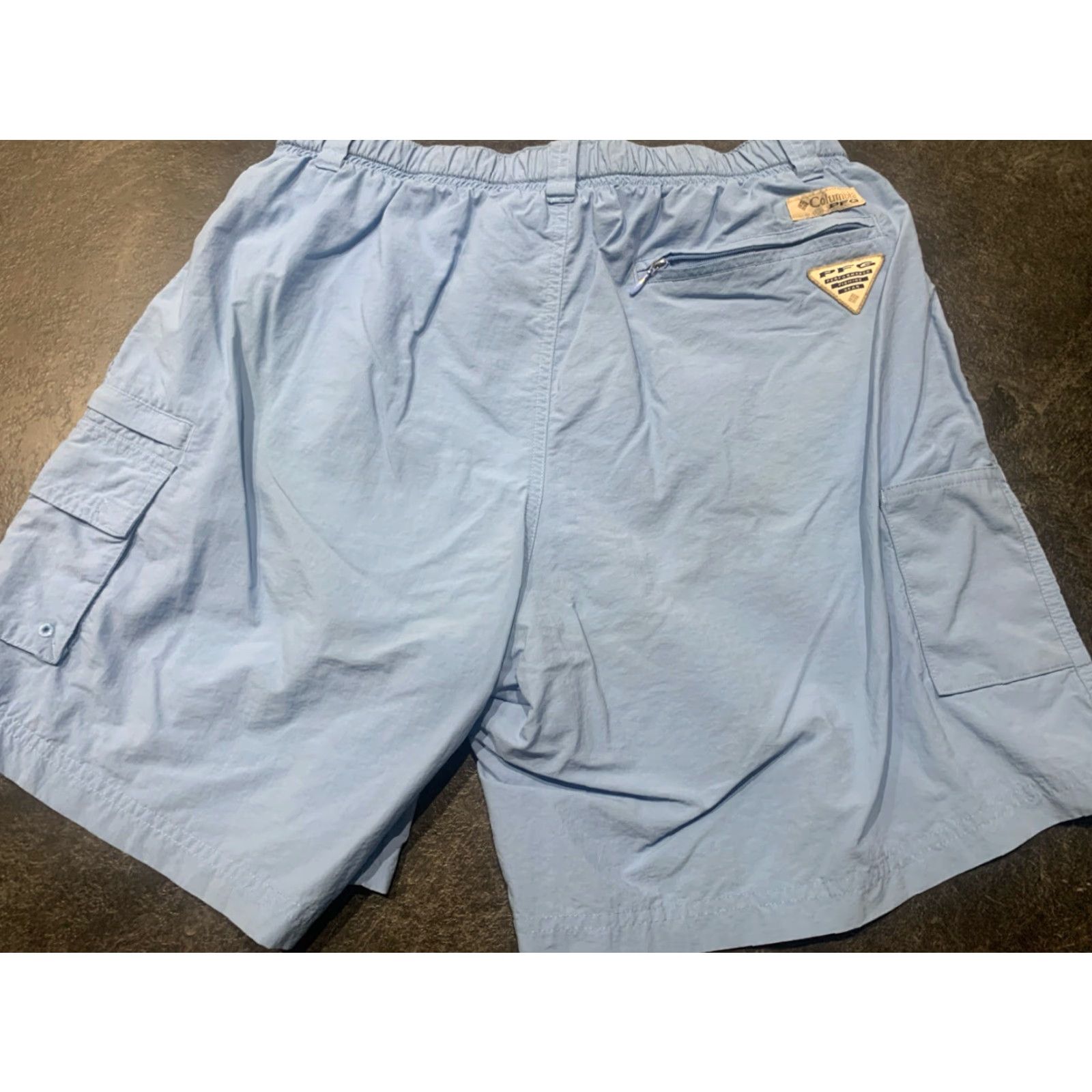 Vintage Columbia Mens Blue Trunks Large Fishing Shorts Size US 33 - 5 Thumbnail