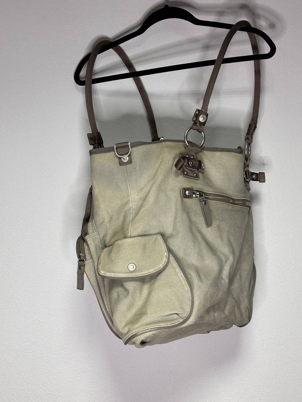 Other George Gina & Lucy Super Maria Canvas Shoulder Bag Beige Y2K Size ONE SIZE - 6 Thumbnail