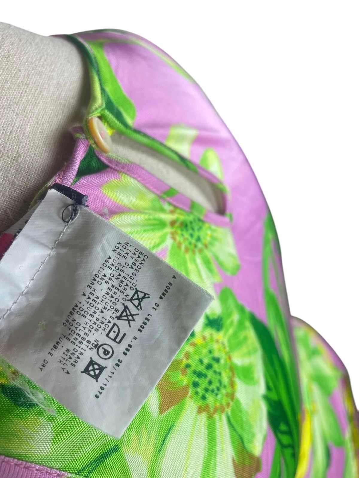 Versace Versace Tropical Floral Dress c.2000s Size M / US 6-8 / IT 42-44 - 7 Thumbnail