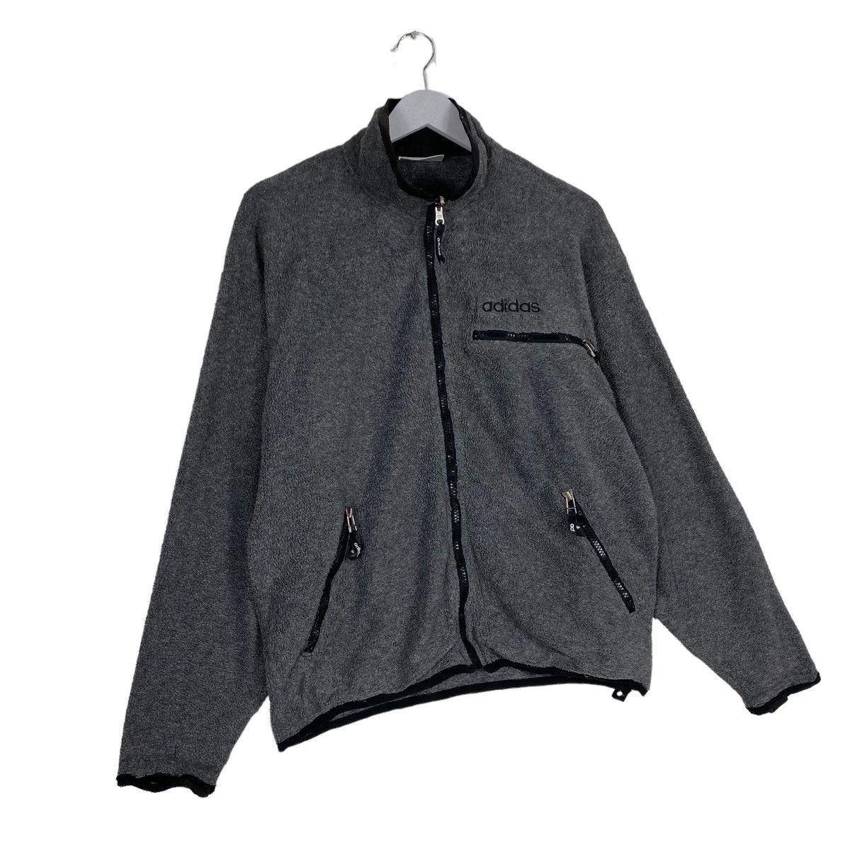 Adidas Vintage 90s Adidas Adventure Small Logo Zipper Fleece Size US M / EU 48-50 / 2 - 3 Thumbnail