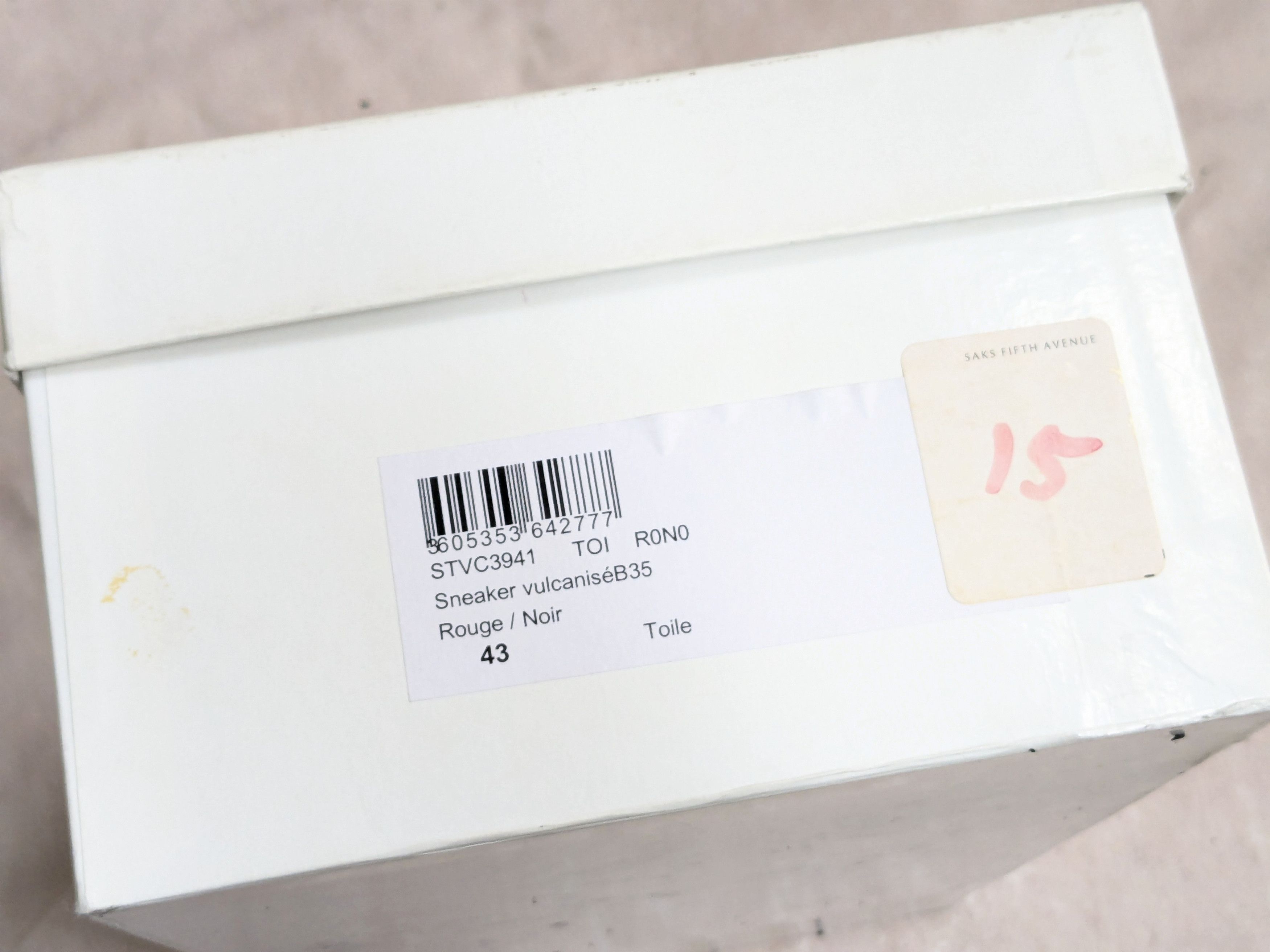 Dior Dior Homme Sneakers Red 10 Low Tops Canvas Size US 10 / EU 43 - 18 Thumbnail