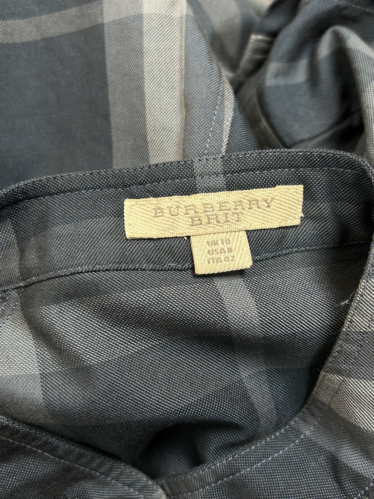 Burberry Burberry Nova Check Checkered Button Up Dress Size M / US 6-8 / IT 42-44 - 8 Thumbnail