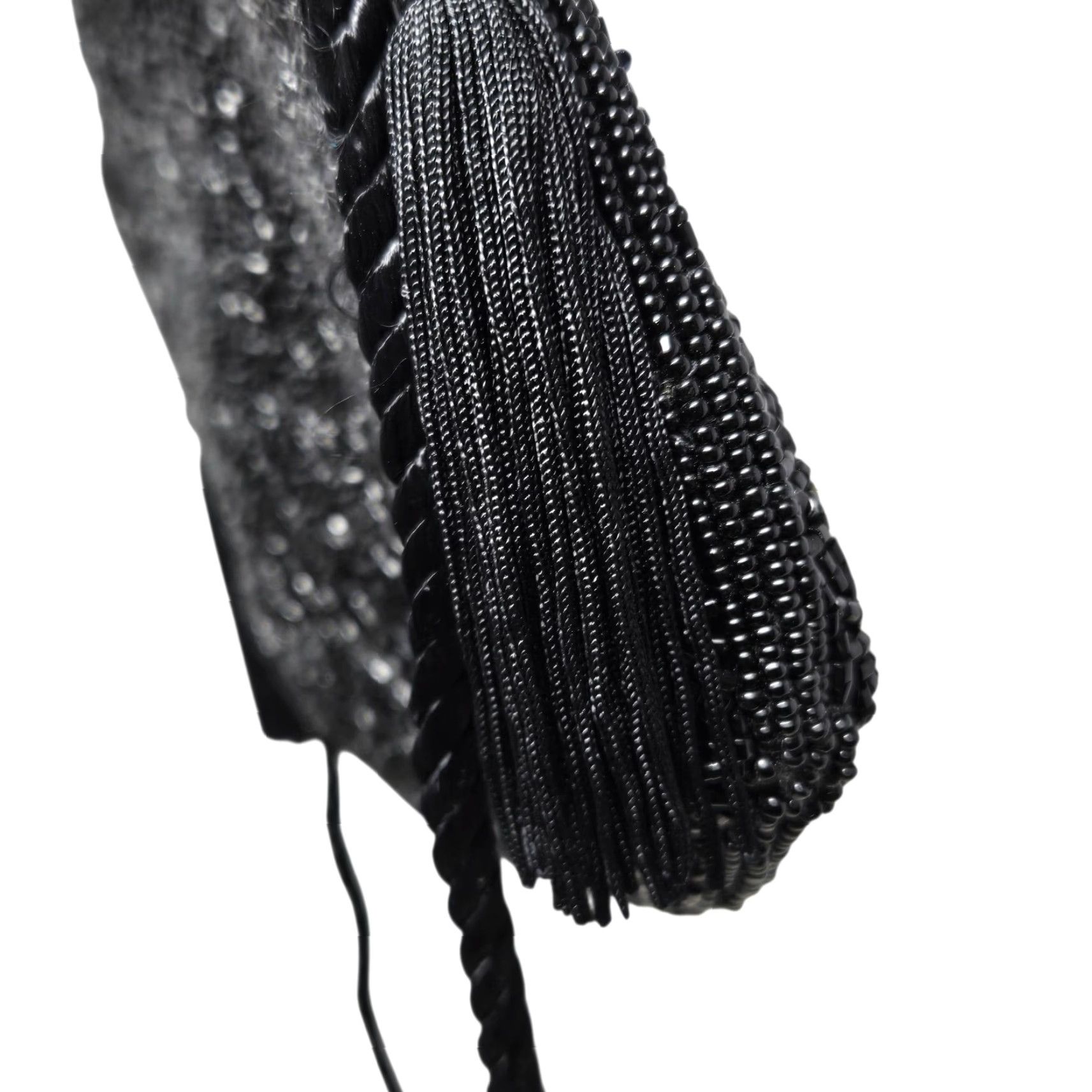 Vintage VINTAGE Floral Beaded Tassel Crossbody Purse Handbag Purse Women Beaded Tassel Crossbody Purse Handbag Floral Vintage 9x6.5 Size ONE SIZE - 3 Thumbnail