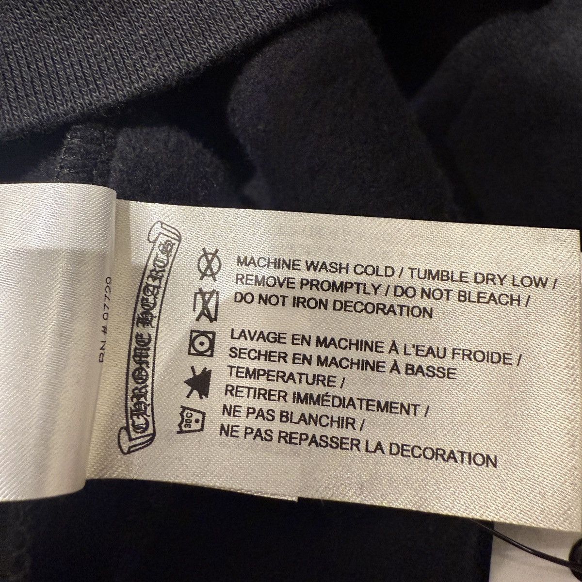 Chrome Hearts Chrome Hearts blue Script Hoodie Size US L / EU 52-54 / 3 - 6 Thumbnail