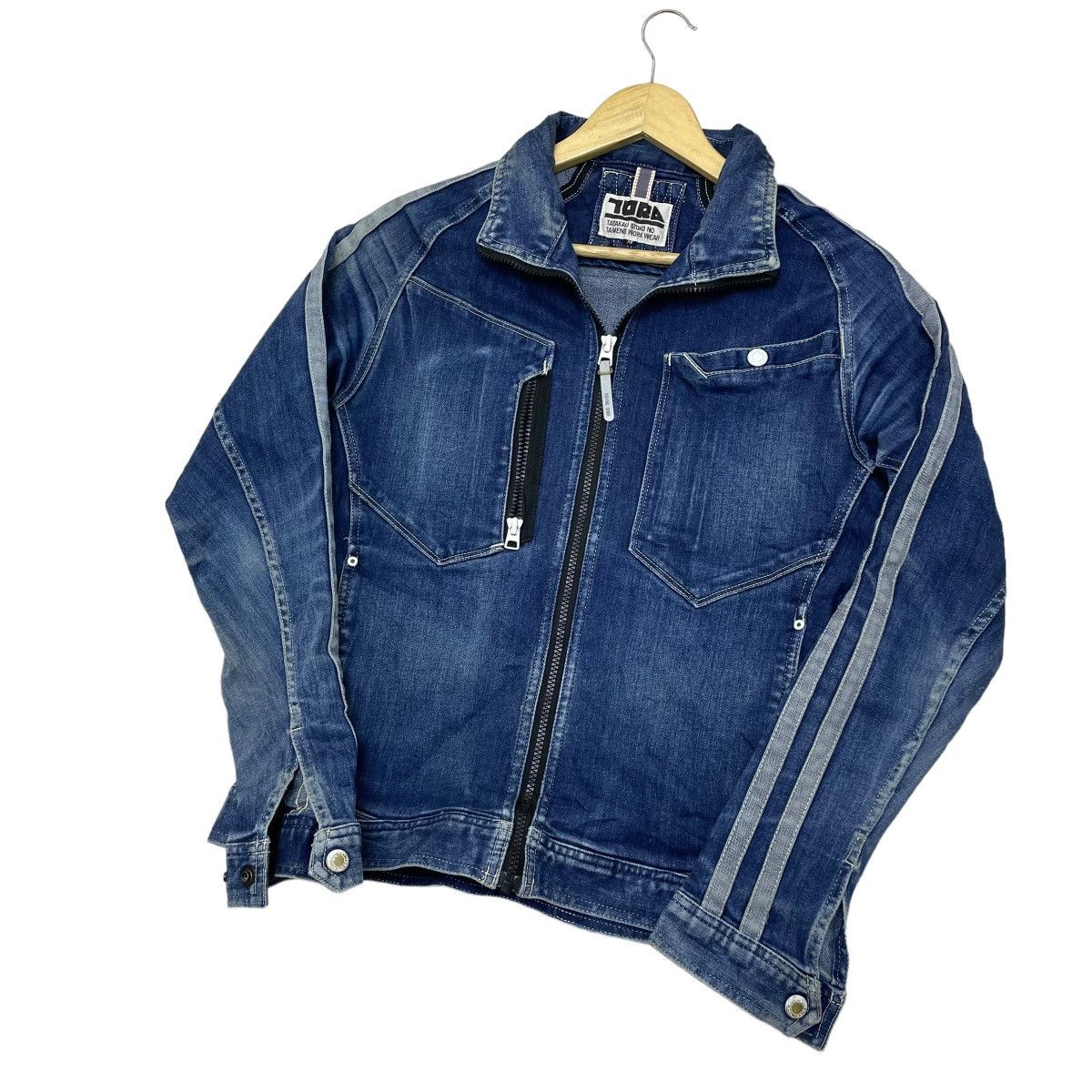 Other Selvedge Denim Jacket Tora Design By Toraichi Biker Jacket Size US M / EU 48-50 / 2 - 1 Thumbnail