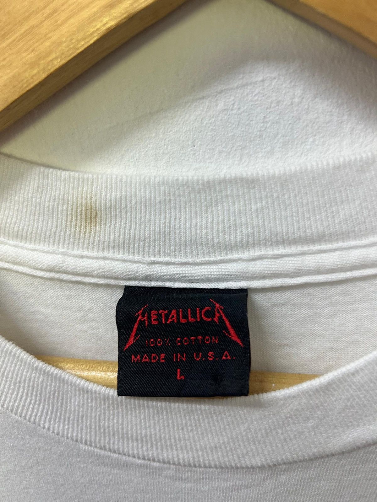 Band Tees *RARE* Vintage Metallica And Justice For All T-Shirt Size US L / EU 52-54 / 3 - 6 Thumbnail