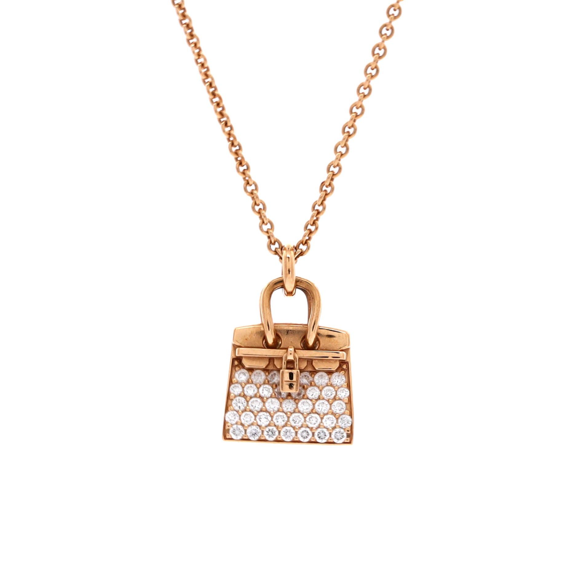 Hermes Birkin Amulette NM Pendant Necklace Size ONE SIZE - 1 Thumbnail