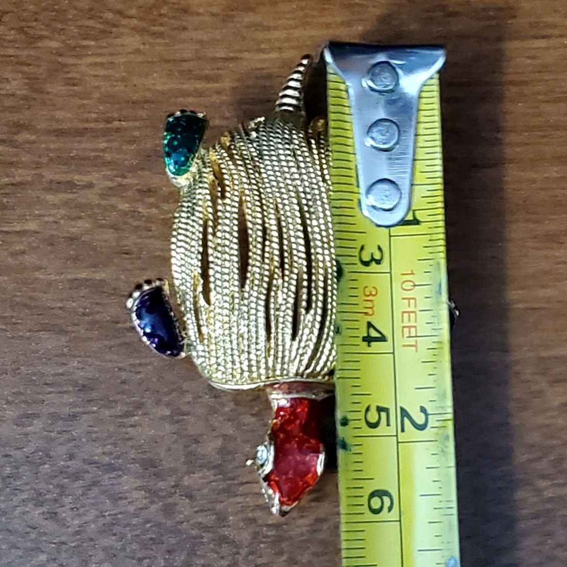 Other Turtle Brooch Enamel Openwork Reptile Figural Vtg 2.25" Size ONE SIZE - 3 Thumbnail