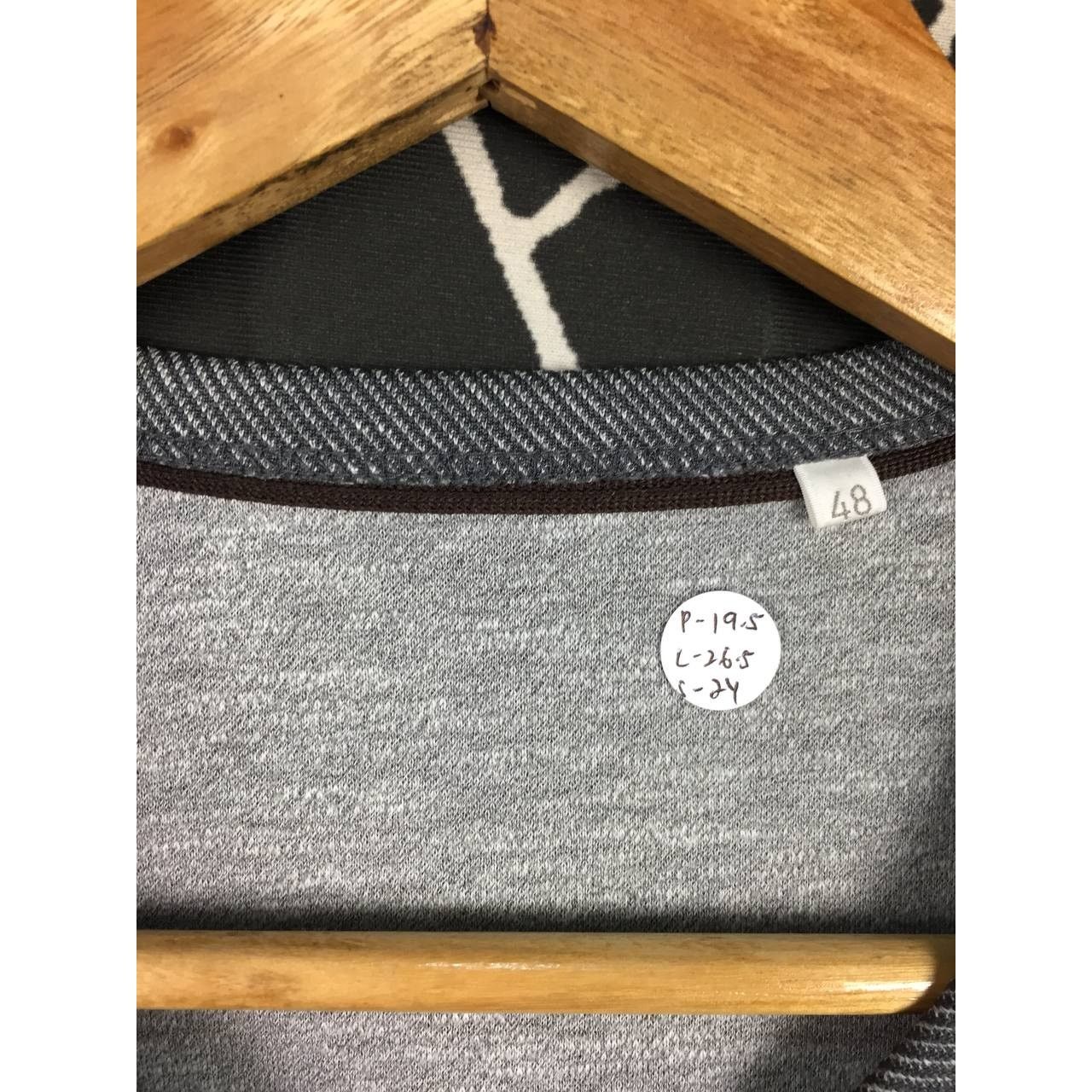 ABAHOUSE × Japanese Brand × Vintage Abahouse Japanese Brand V-Neck Casual Longsleeve Tee Size 48 Size US M / EU 48-50 / 2 - 7 Thumbnail
