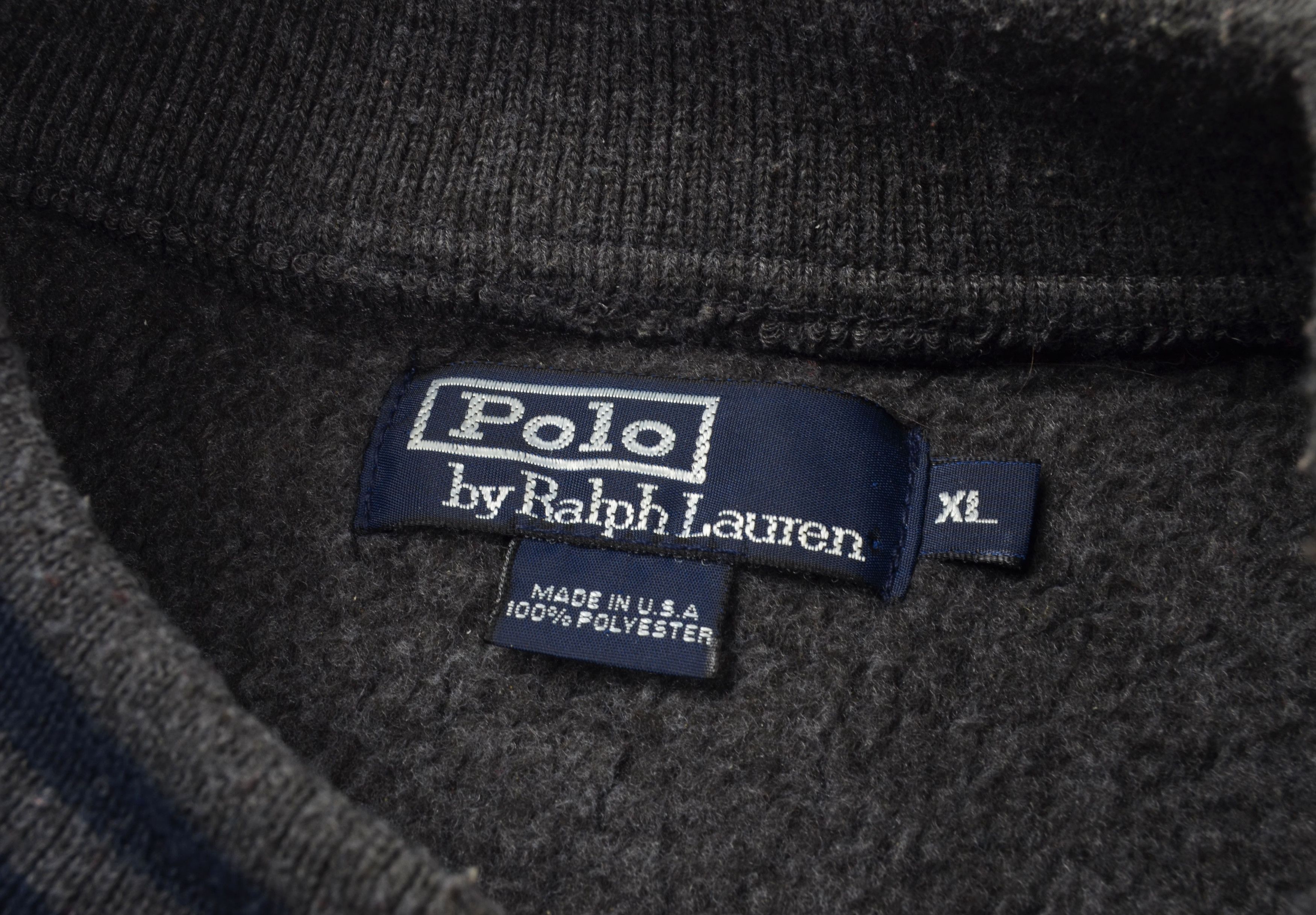 Polo Ralph Lauren Vintage Polo Ralph Lauren 90's Fleece Sherpa Sweatshirt Size US XL / EU 56 / 4 - 5 Thumbnail