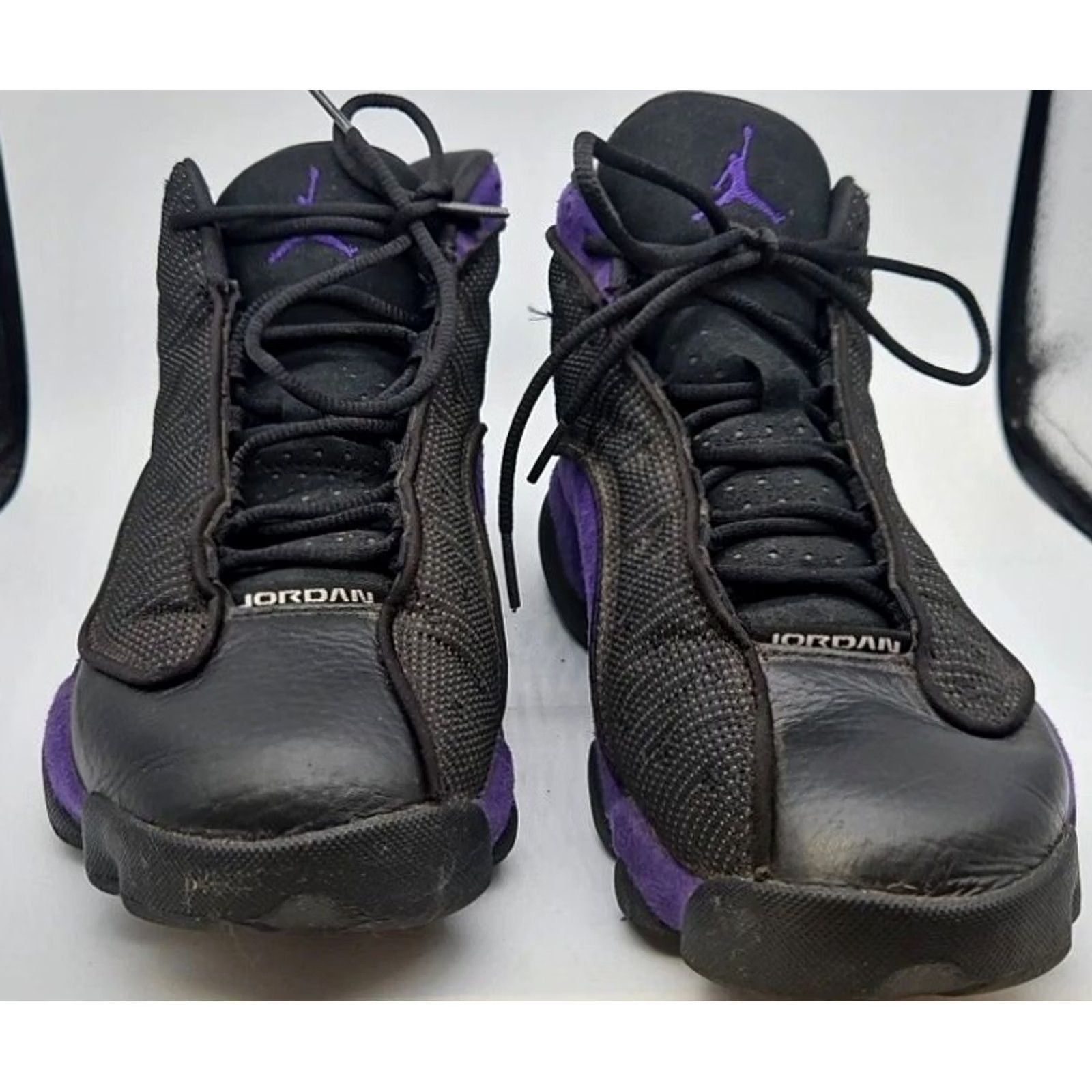 Jordan Brand Air Jordan 13 Retro Black Purple Mens 9.5 Model Air Jordan Sneaker DJ5982-015 Size US 10 / EU 43 - 2 Thumbnail