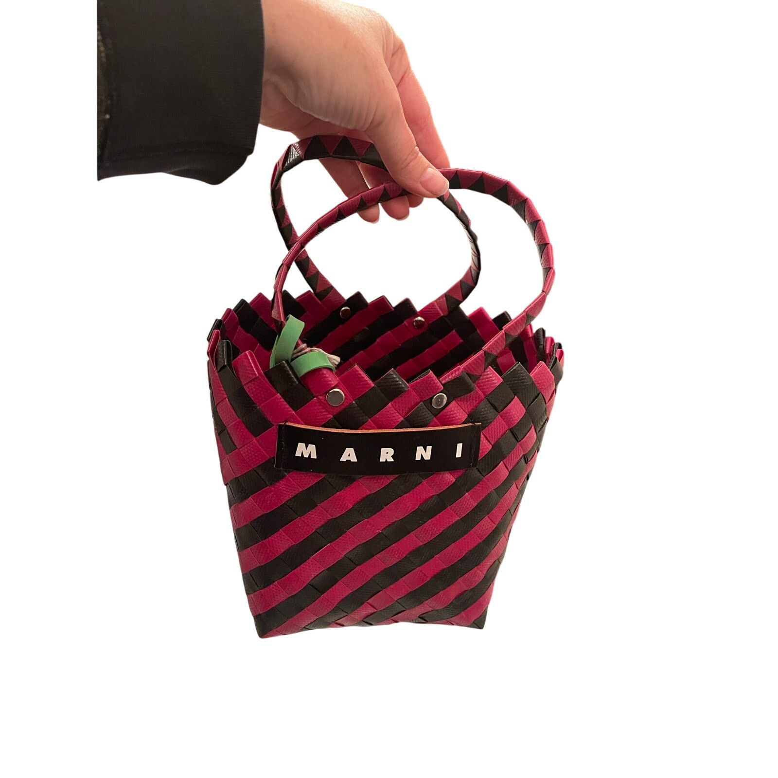Marni Marni Market, Taha Bag with Woven Handle, NWT Size ONE SIZE - 2 Thumbnail