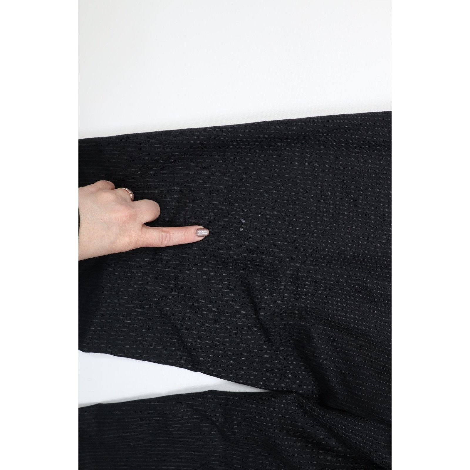 Calvin Klein Vintage Calvin Klein 2 Piece Wool Suit Wedding Black Size 44R - 22 Thumbnail