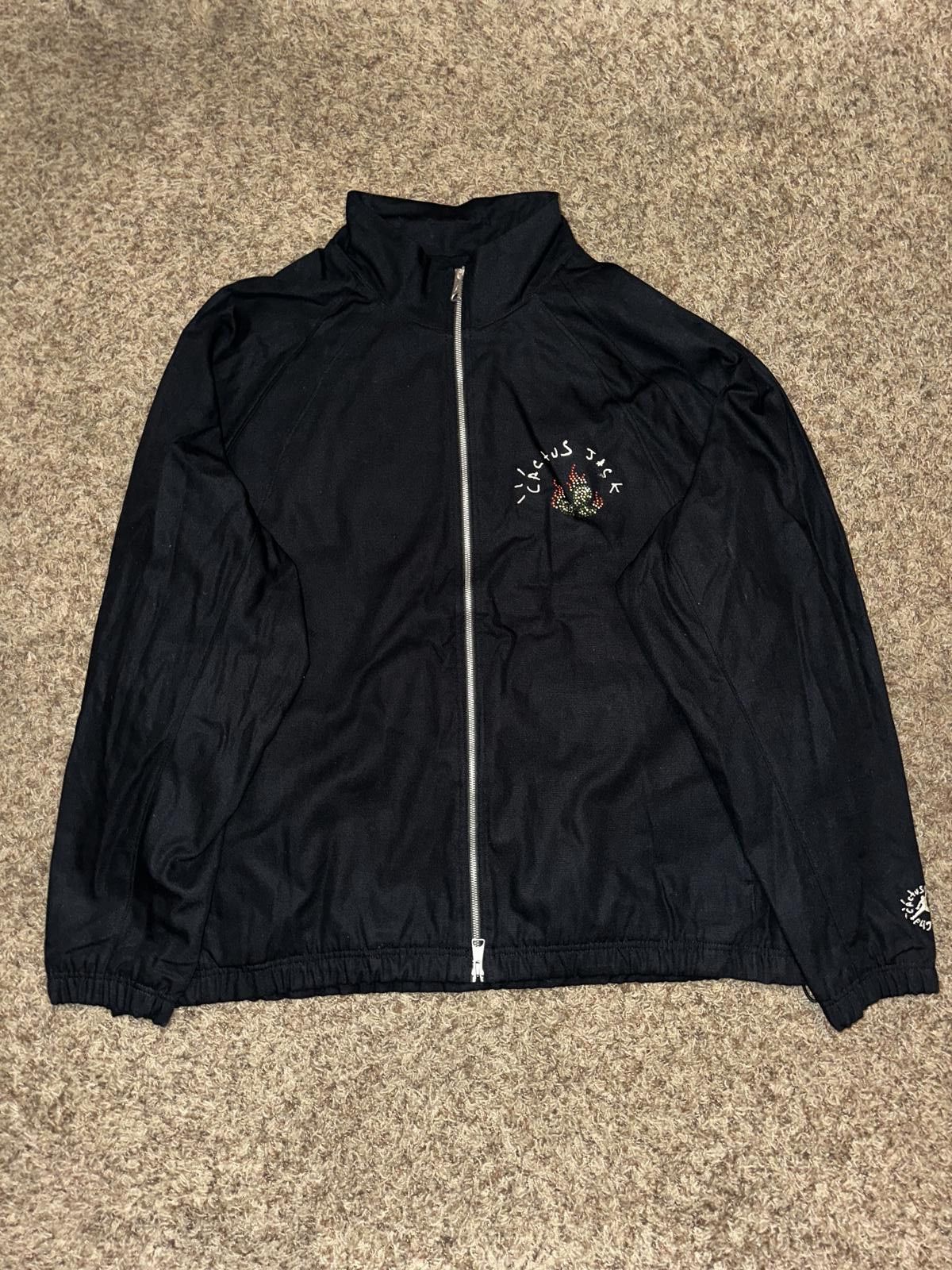 Designer Jordan Woven Travis Scott Black Jacket Size US XXL / EU 58 / 5 - 1 Thumbnail