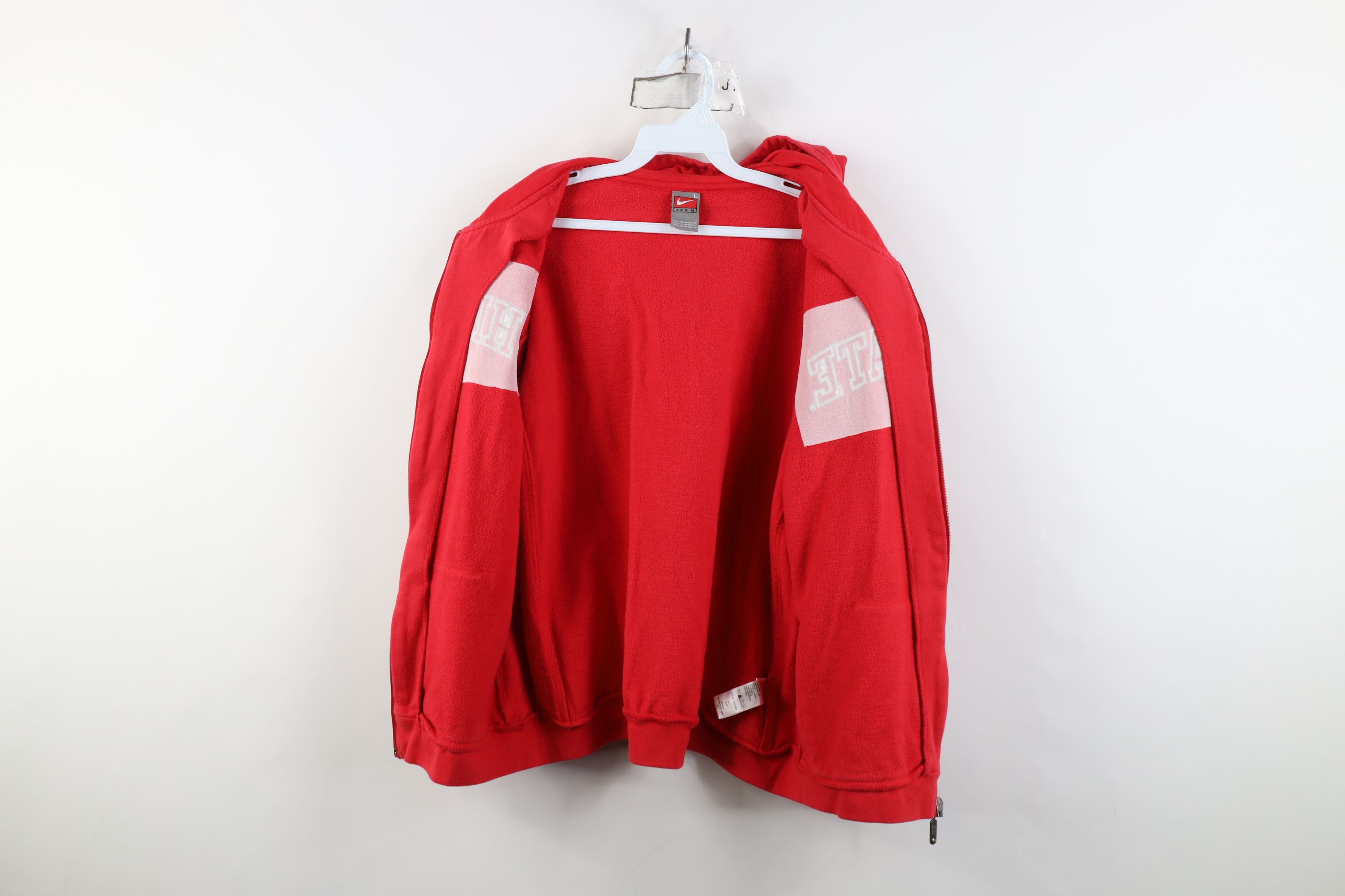 Nike Vintage Y2K Nike Swoosh Ohio State University Zip Hoodie Size L / US 10 / IT 46 - 10 Thumbnail