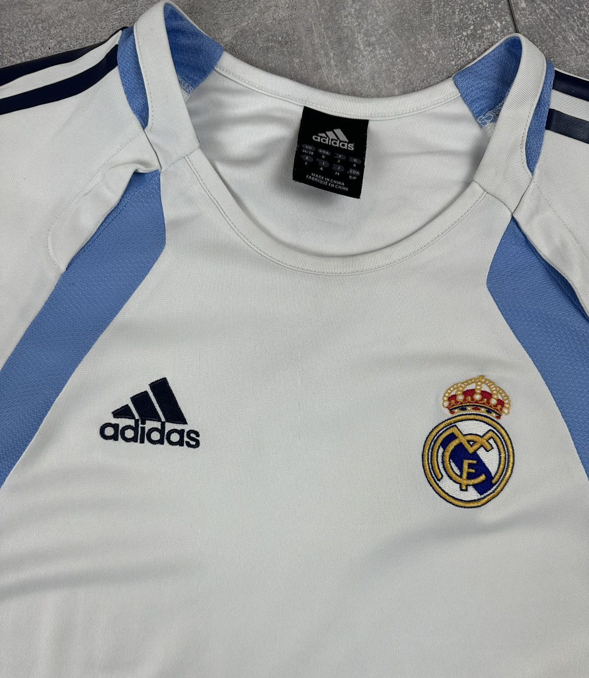 Adidas Adidas Real Madrid 2005/6 Home Training Soccer Jersey Size US S / EU 44-46 / 1 - 3 Thumbnail