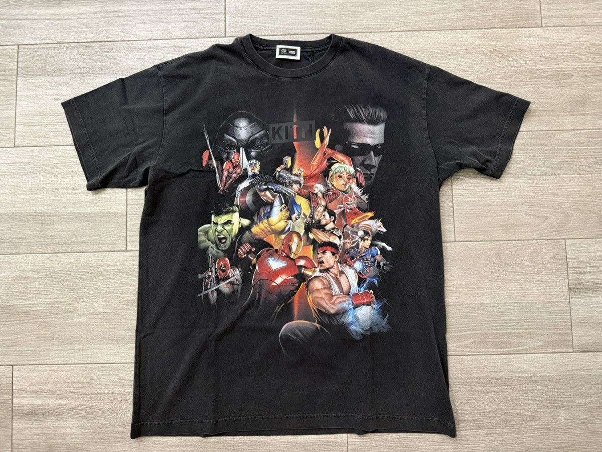 Kith KITH Marvel vs. Capcom Ultimate Vintage Tee Black Sz Large Size US L / EU 52-54 / 3 - 1 Thumbnail