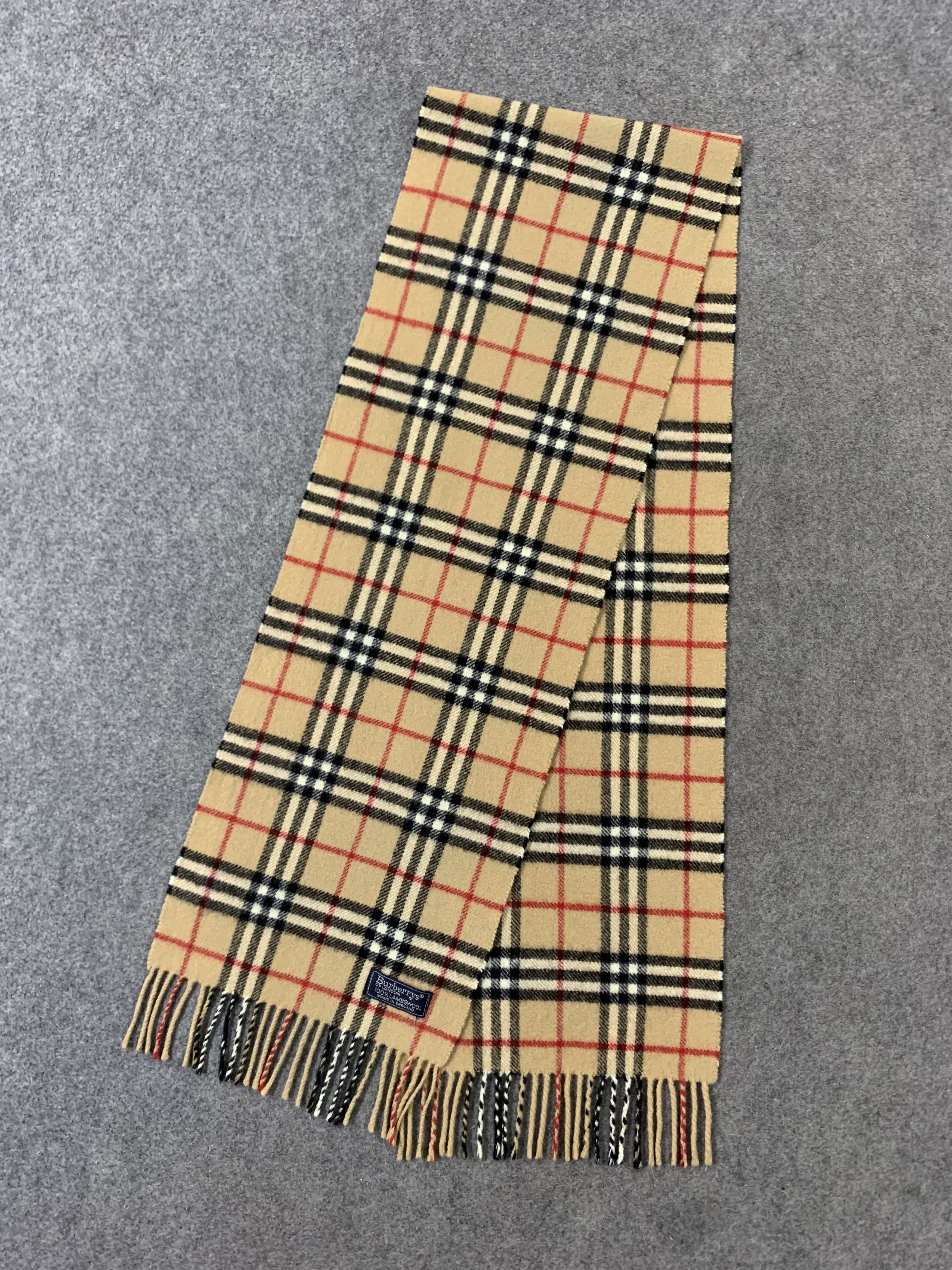 Burberry Burberry Scarf Wool Muffler Neck Wrap BL9309 Size ONE SIZE - 4 Thumbnail