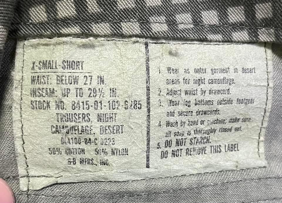 Vintage Vintage Night Camouflage Trousers Size US 31 - 3 Thumbnail