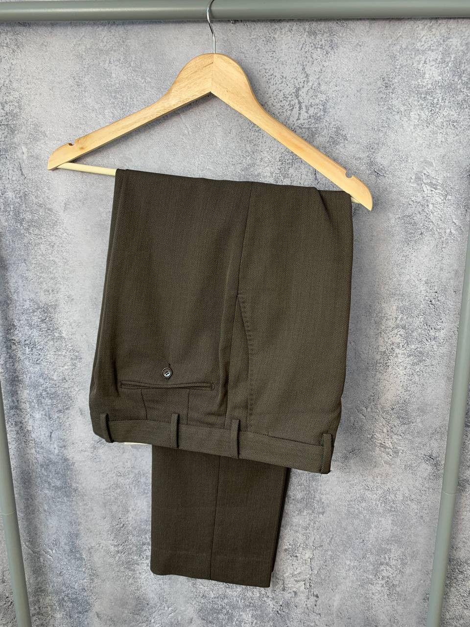 Pal Zileri RRP 800$ Pal Zileri Luxury Suit Blazer + Pants Brown 50R Size 50R - 9 Thumbnail