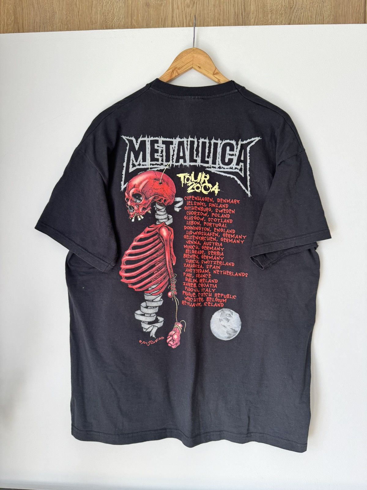 Band Tees Vintage 2004 Metallica Pushead Metal Heavy Band Tee Size XL Size US XL / EU 56 / 4 - 2 Thumbnail